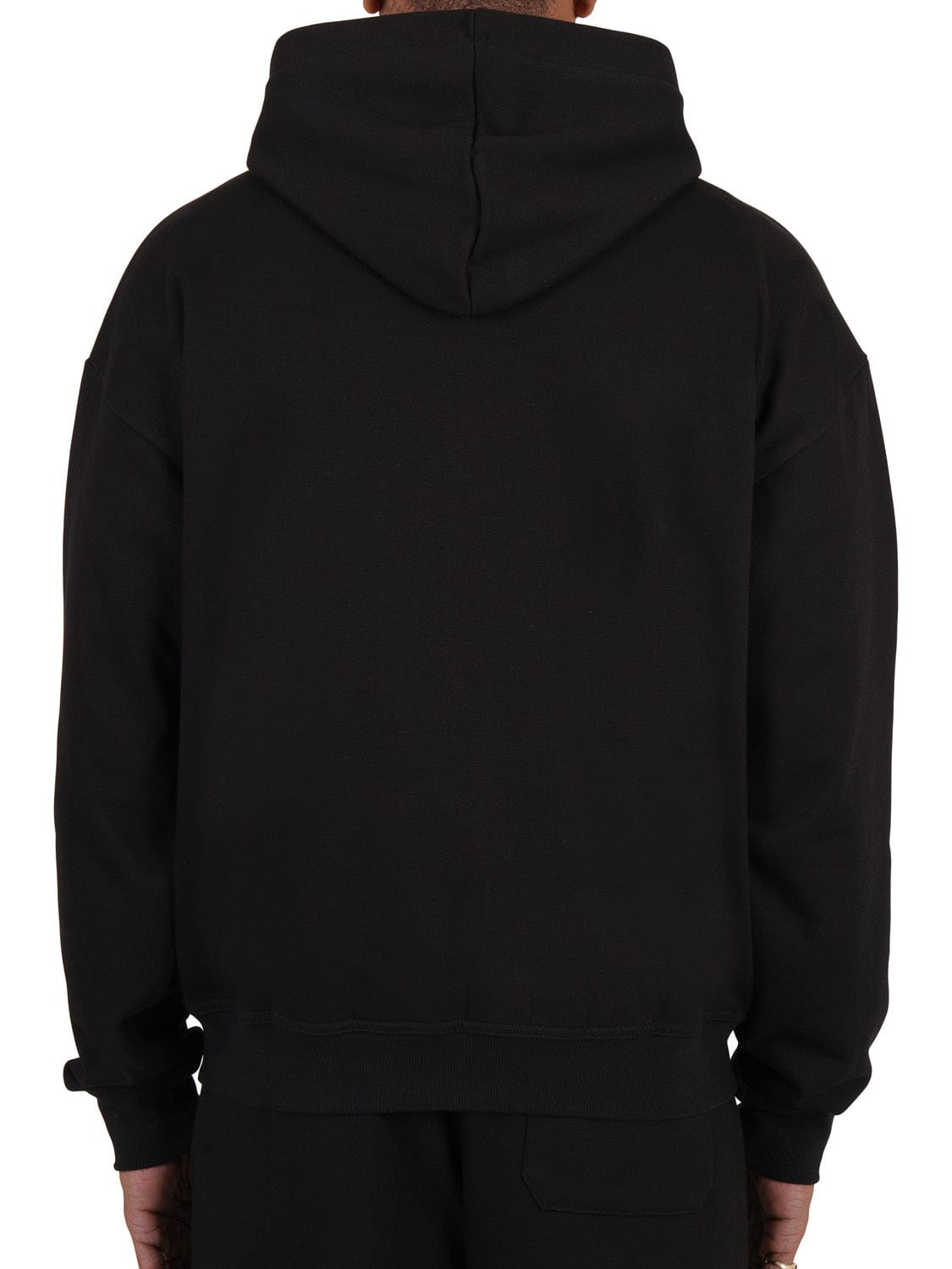 CLUB 1984. Hidden Hills Zipped Hoodie - Black Hoodie