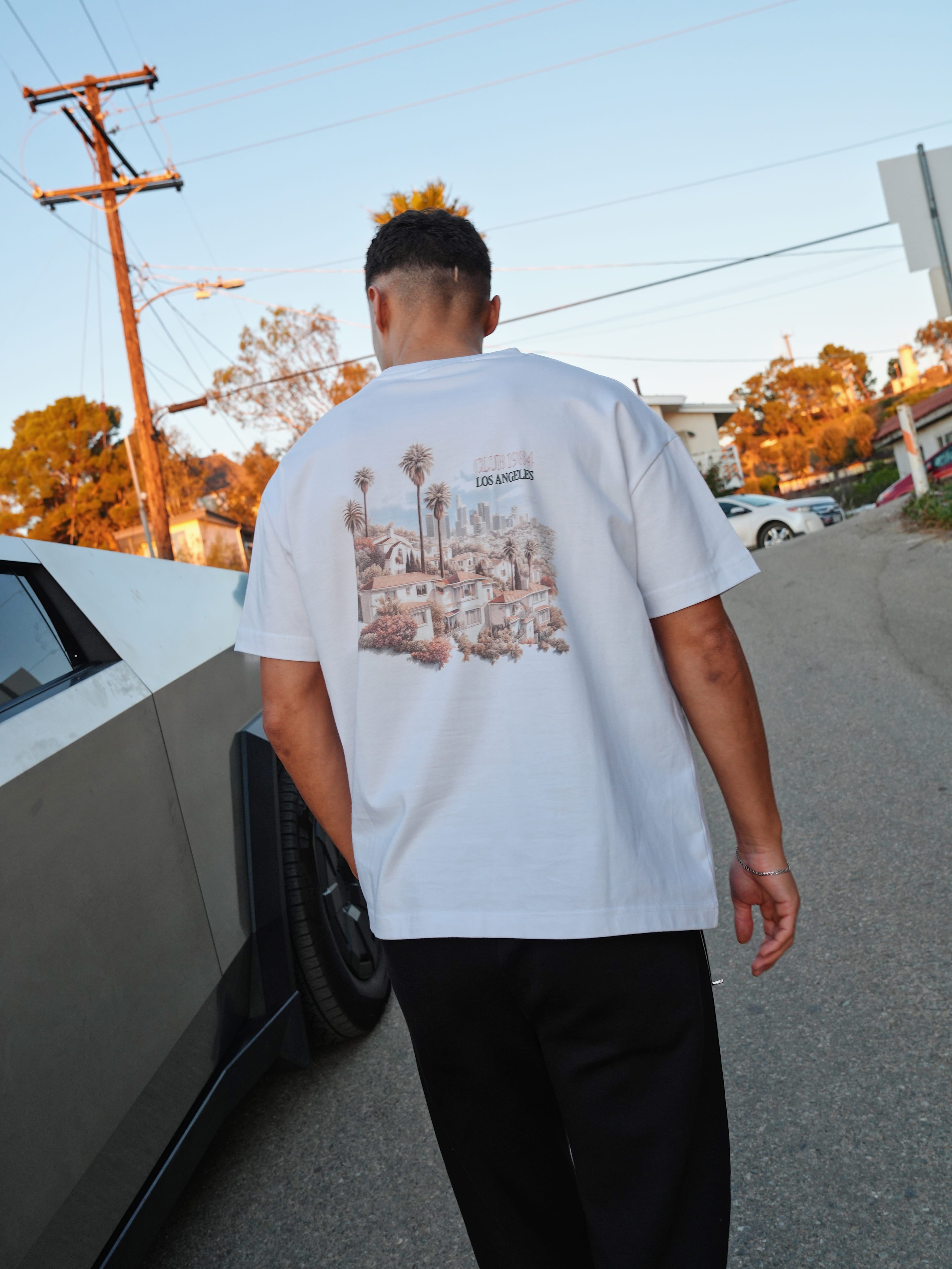 CLUB 1984. In the Hills T-shirt - White T-Shirt