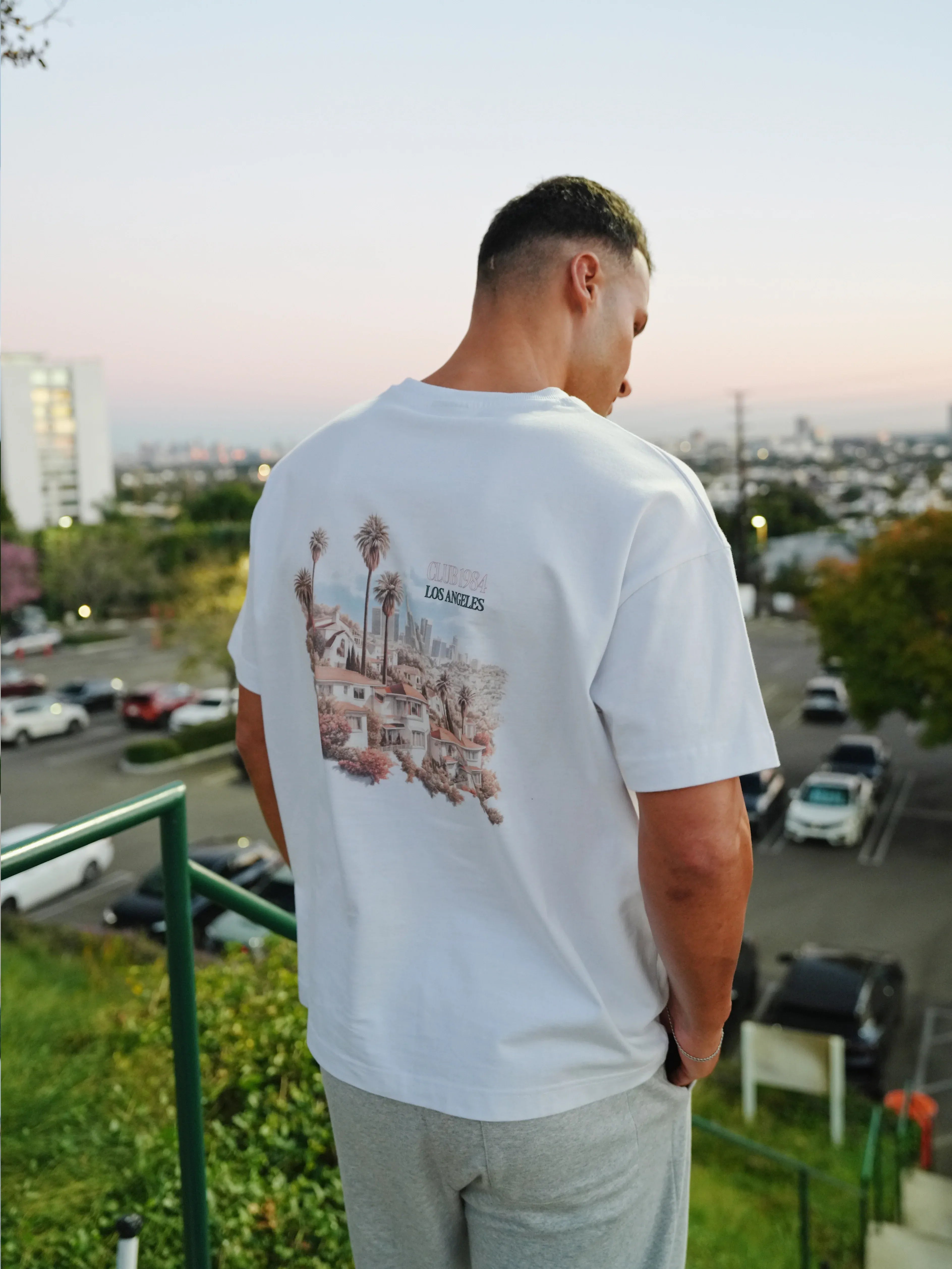 CLUB 1984. In the Hills T-shirt - White T-Shirt