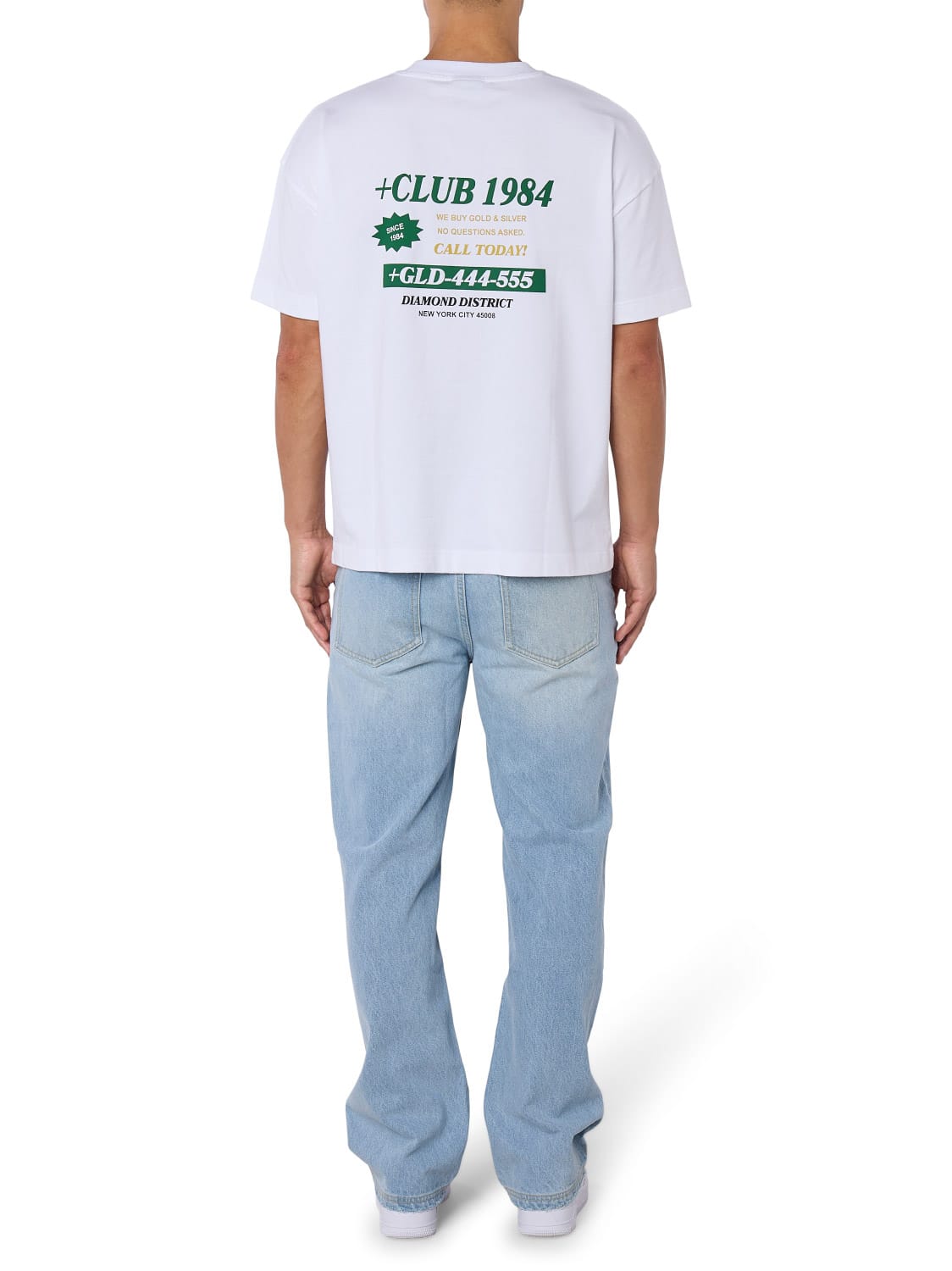 CLUB 1984. Jewellery Store T-shirt - White T-Shirt