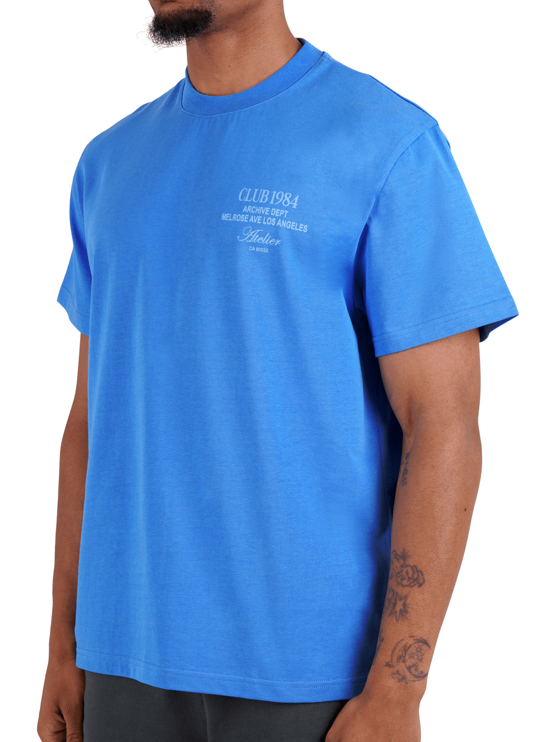 CLUB 1984. LA Dept T-shirt - Blue T-Shirt