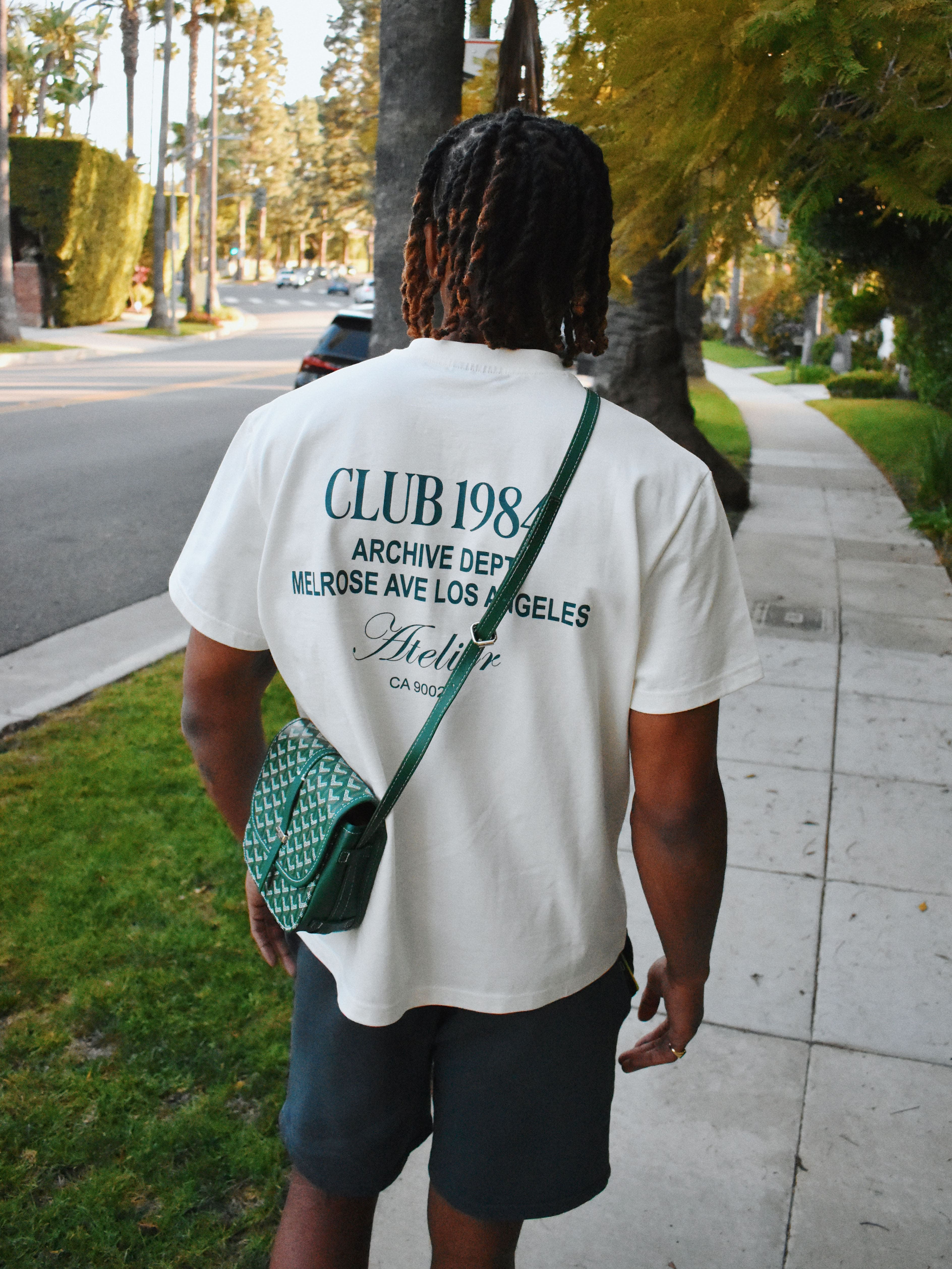 CLUB 1984. LA Dept T-shirt - Off White T-Shirt