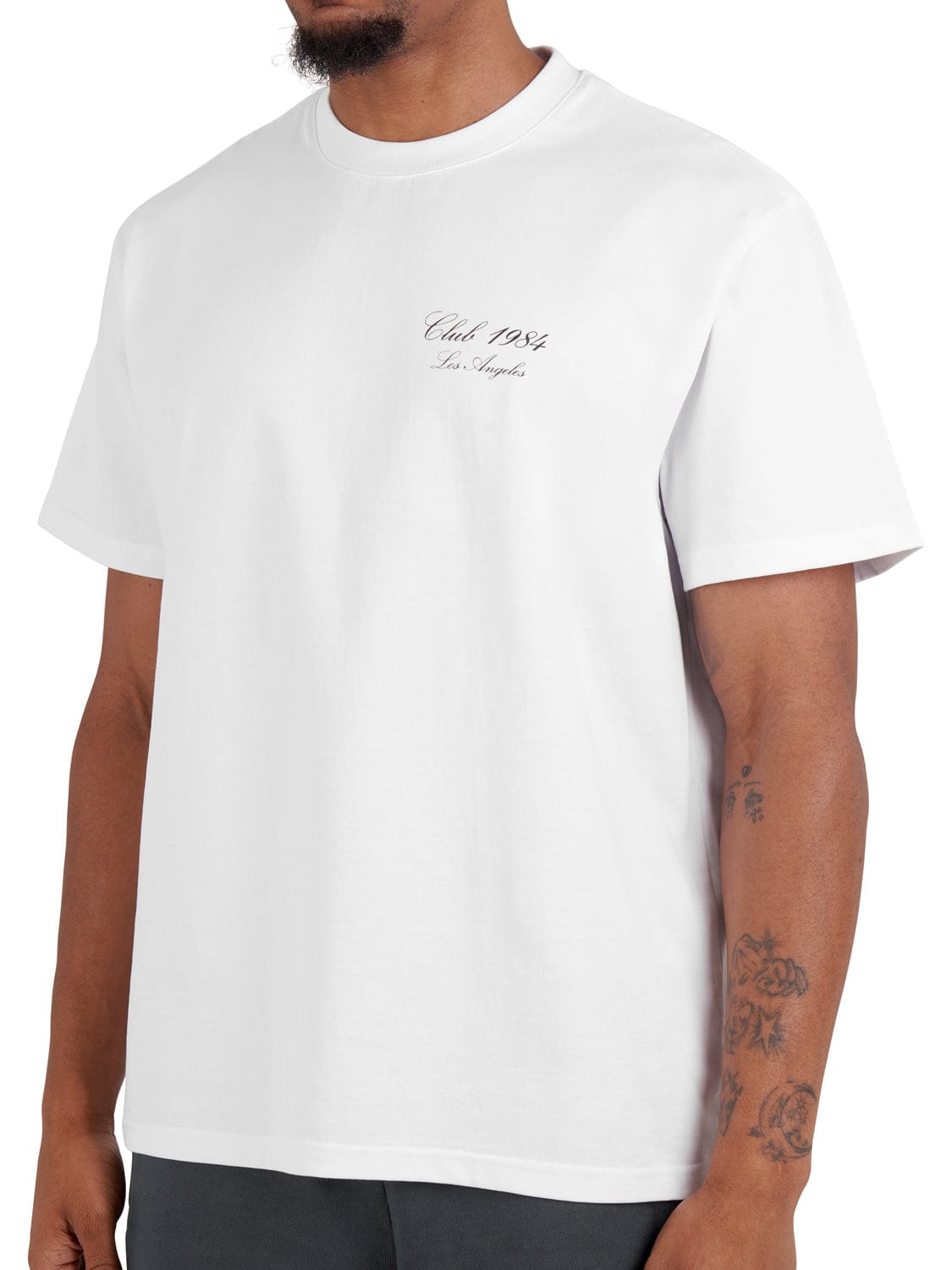 CLUB 1984. LA Gas T-shirt - White T-Shirt