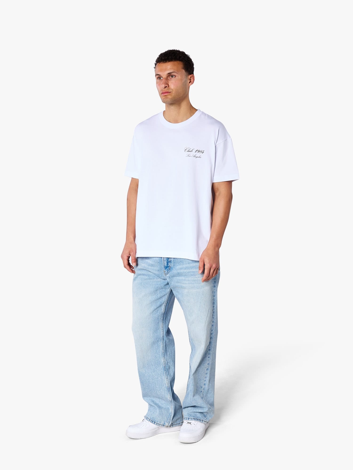 CLUB 1984. LA Gas T-shirt - White T-Shirt