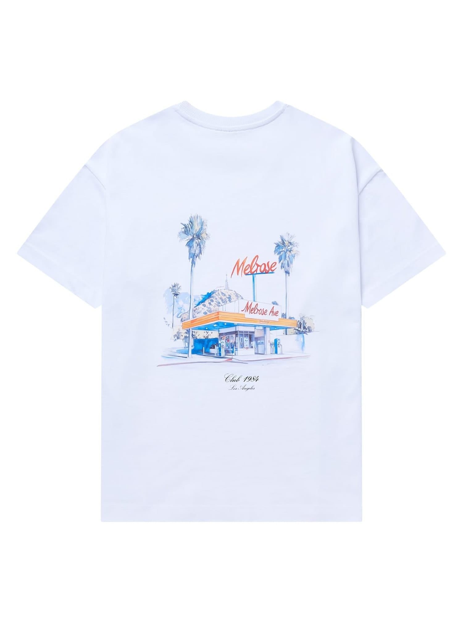 CLUB 1984. LA Gas T-shirt - White T-Shirt