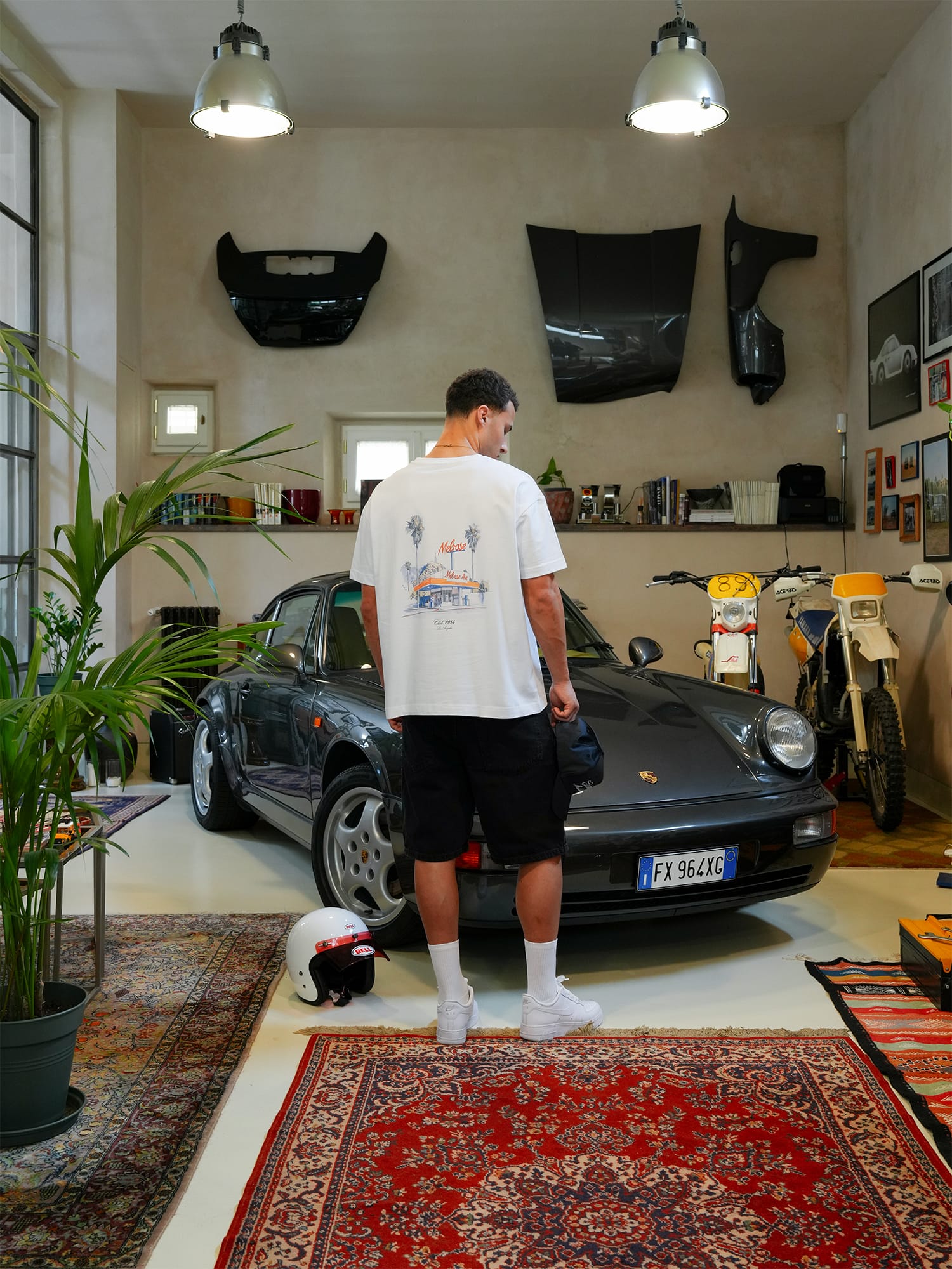 CLUB 1984. LA Gas T-shirt - White T-Shirt