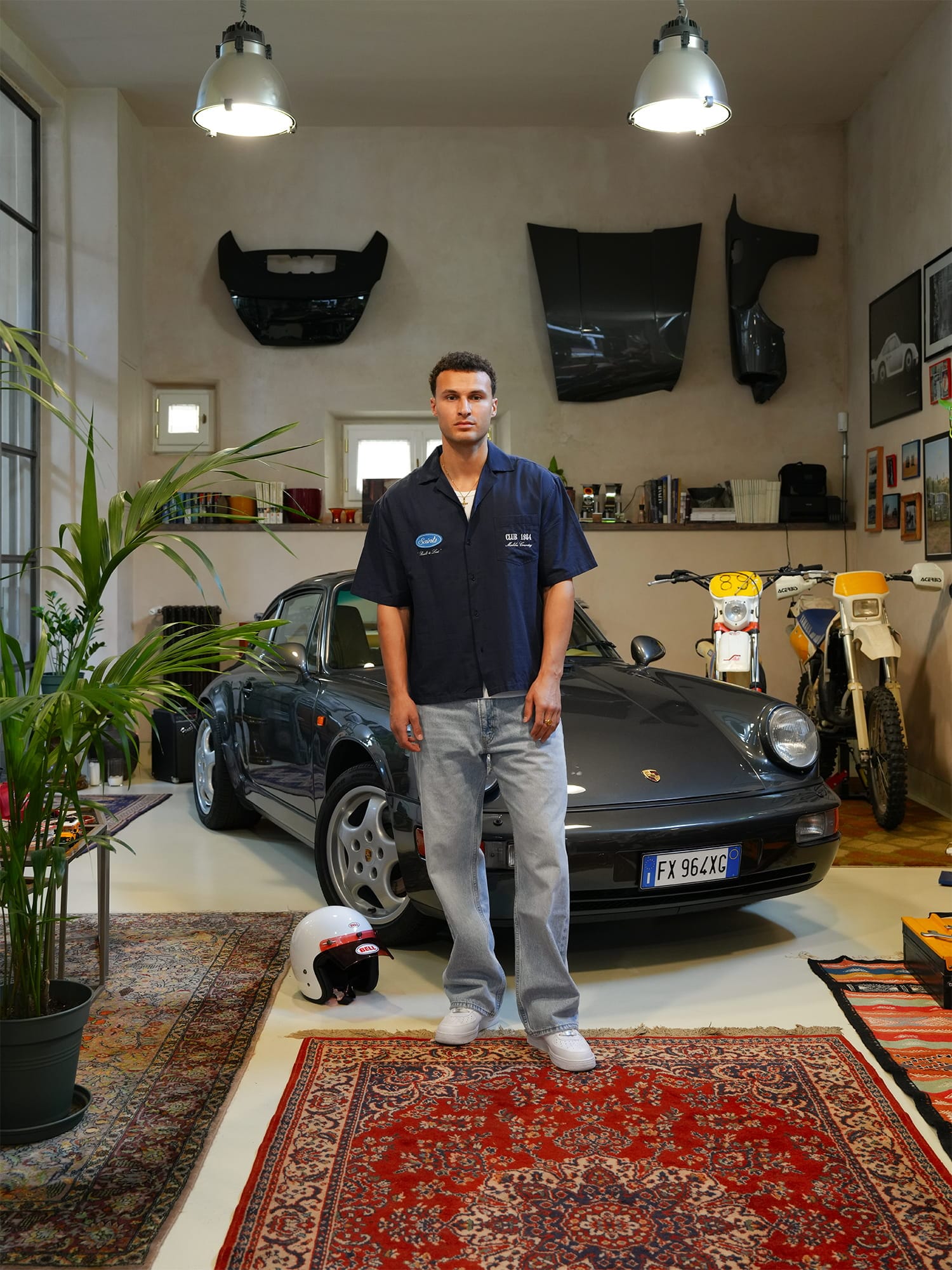 CLUB 1984. LA Mechanic Shirt - Navy Shirt