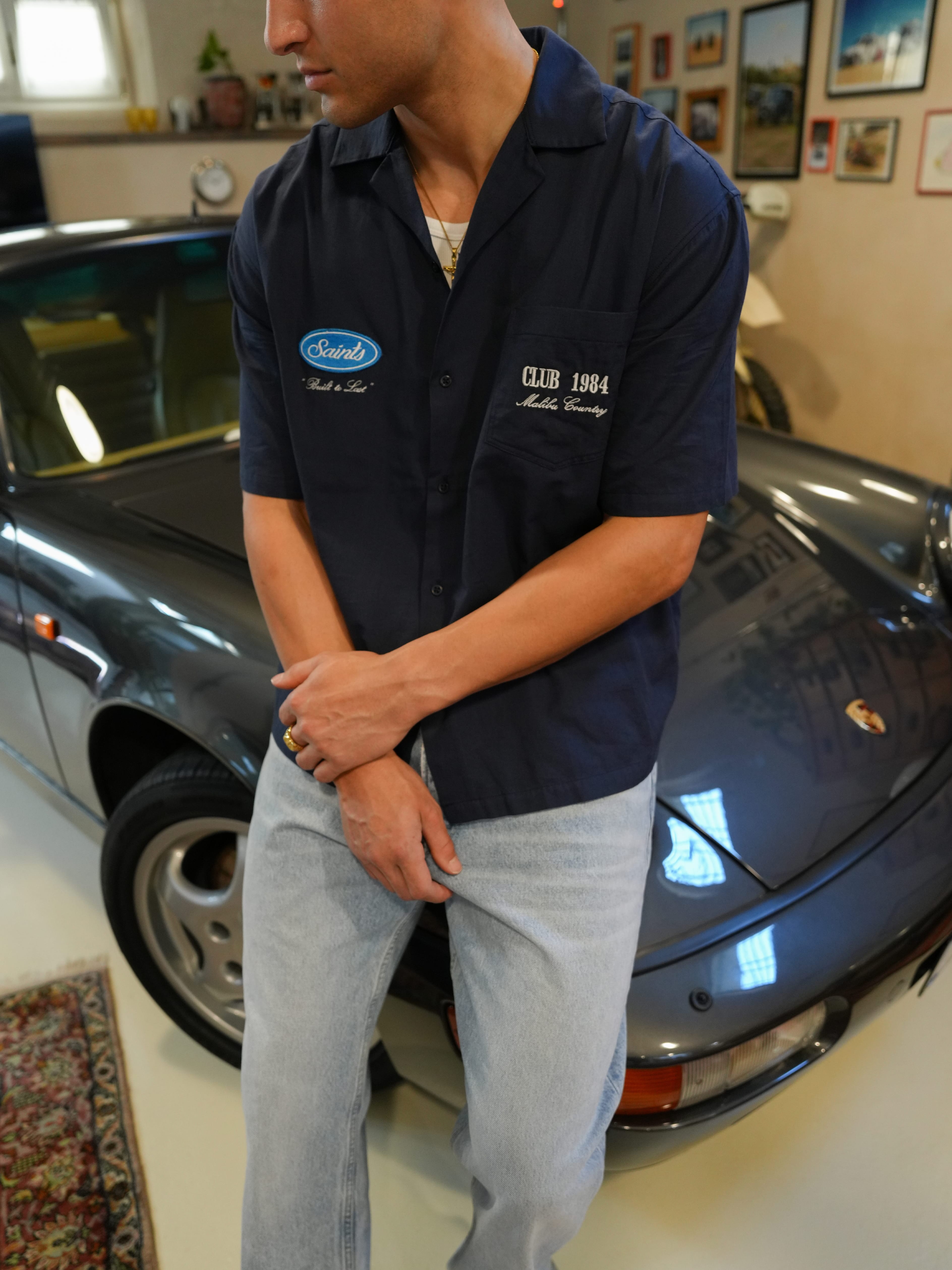 CLUB 1984. LA Mechanic Shirt - Navy Shirt