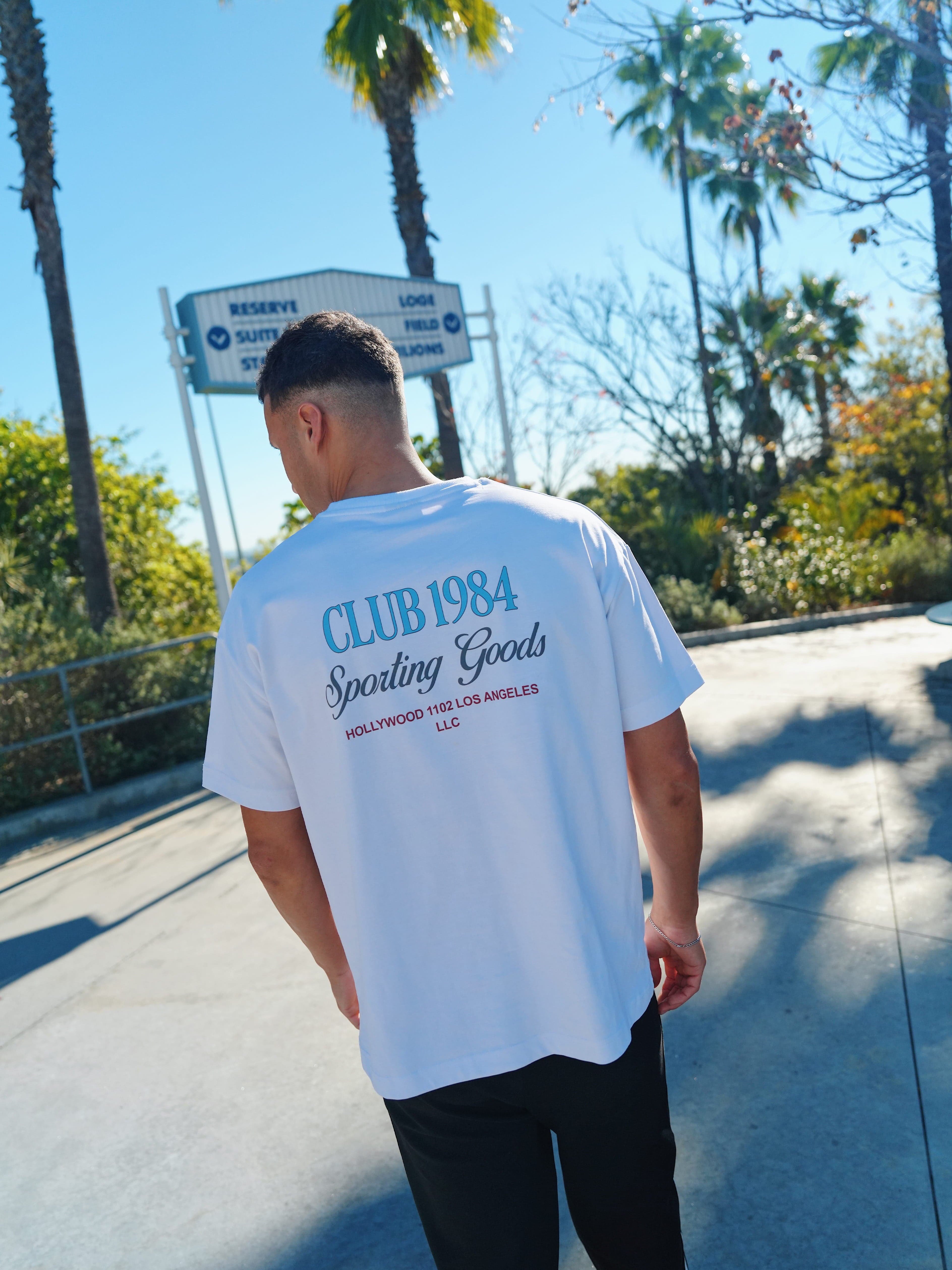 CLUB 1984. LA Sports Goods T-shirt - White T-Shirt
