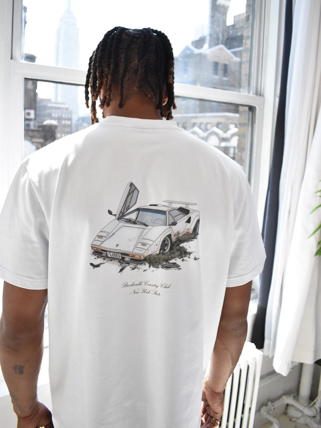 CLUB 1984. Ludes T-shirt - White T-Shirt