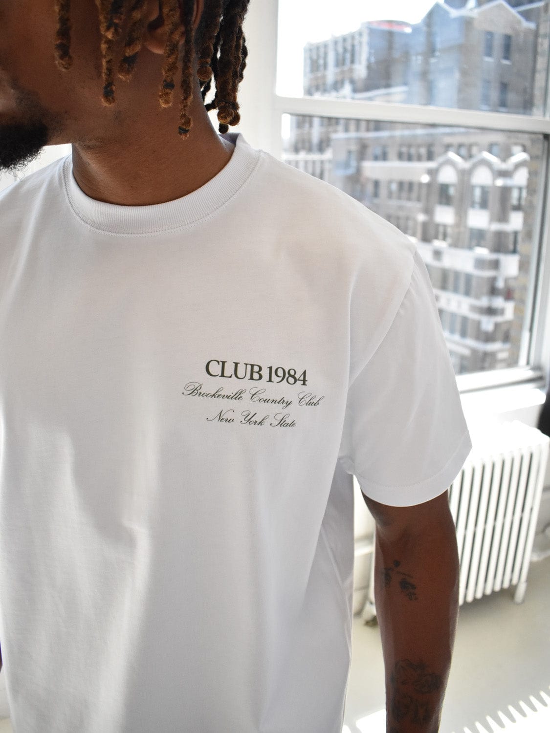 CLUB 1984. Ludes T-shirt - White T-Shirt