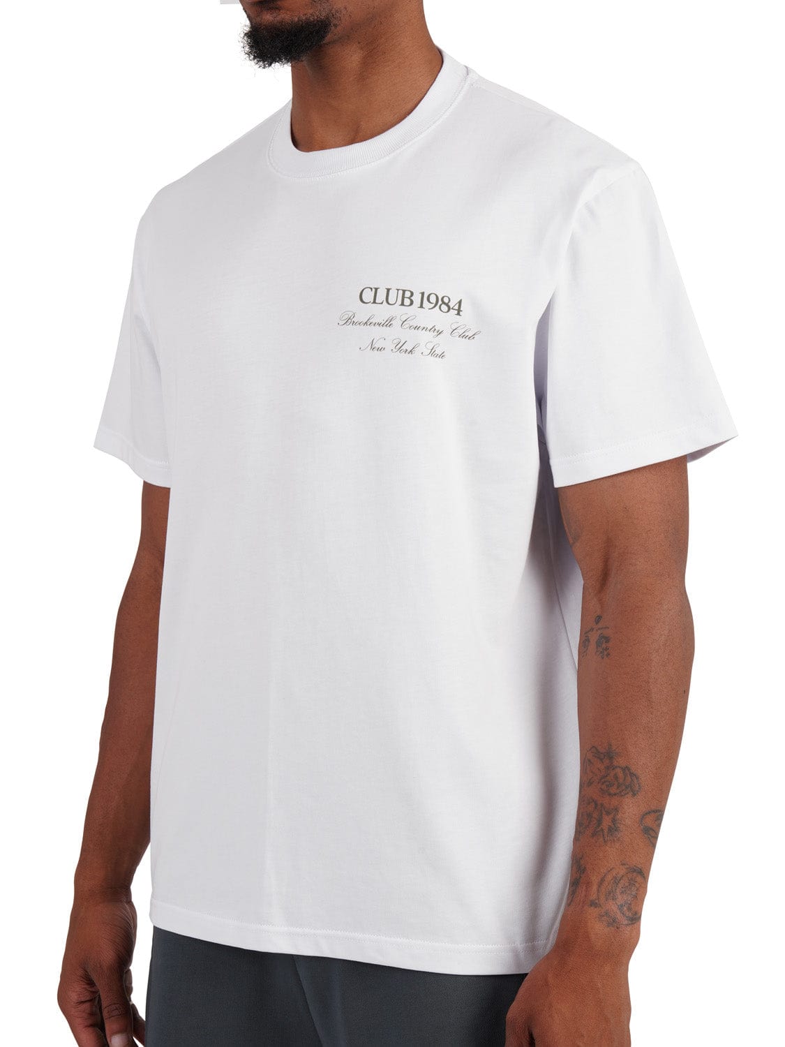 CLUB 1984. Ludes T-shirt - White T-Shirt