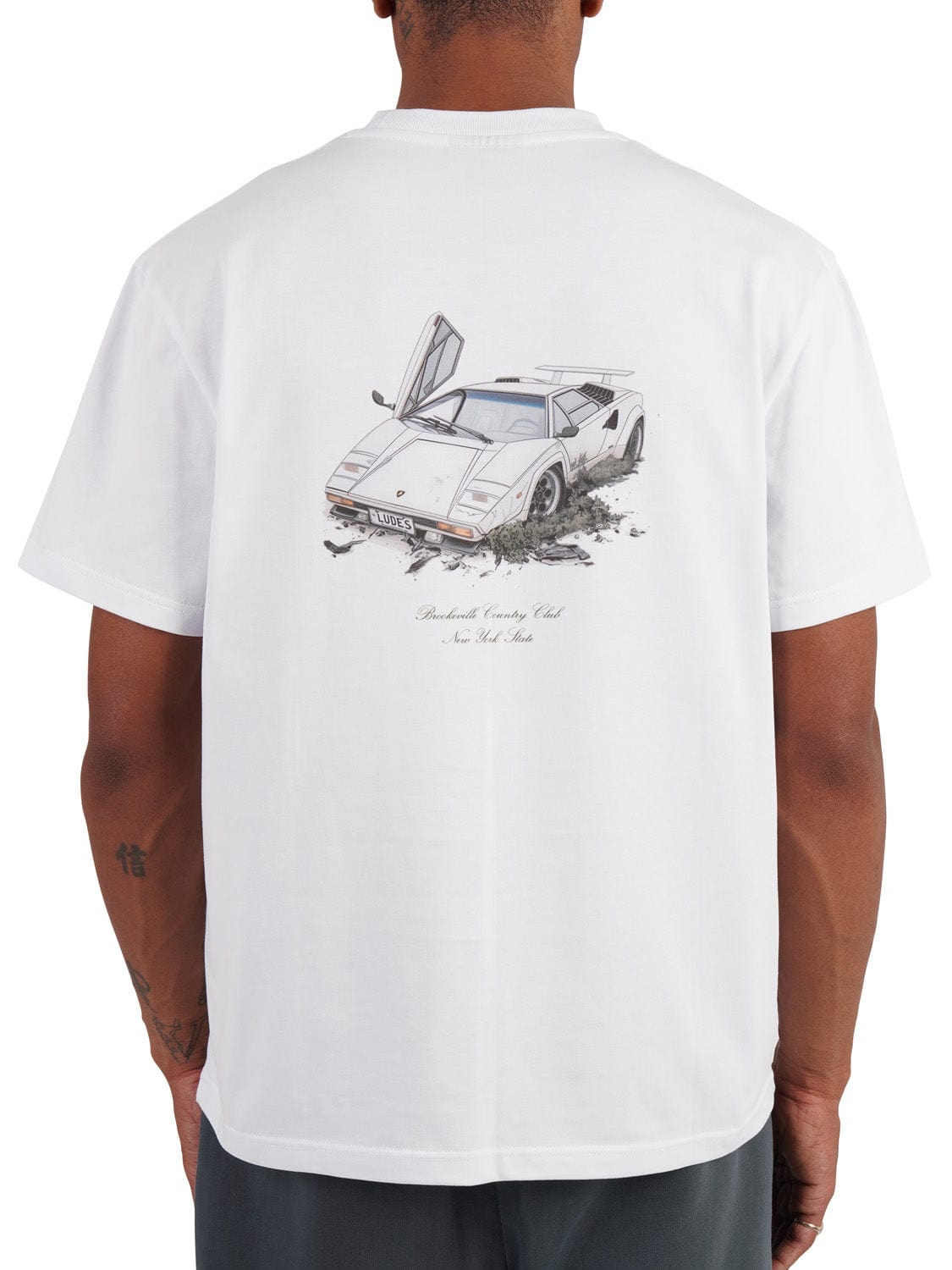 CLUB 1984. Ludes T-shirt - White T-Shirt