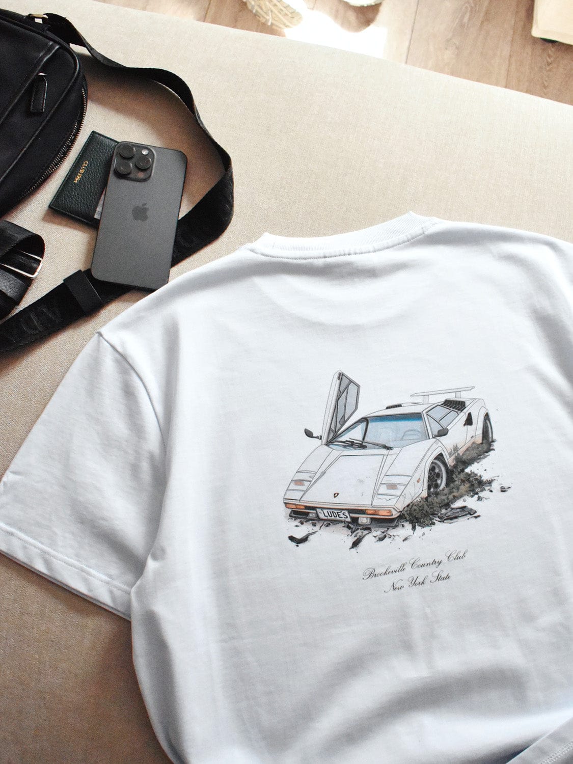 CLUB 1984. Ludes T-shirt - White T-Shirt