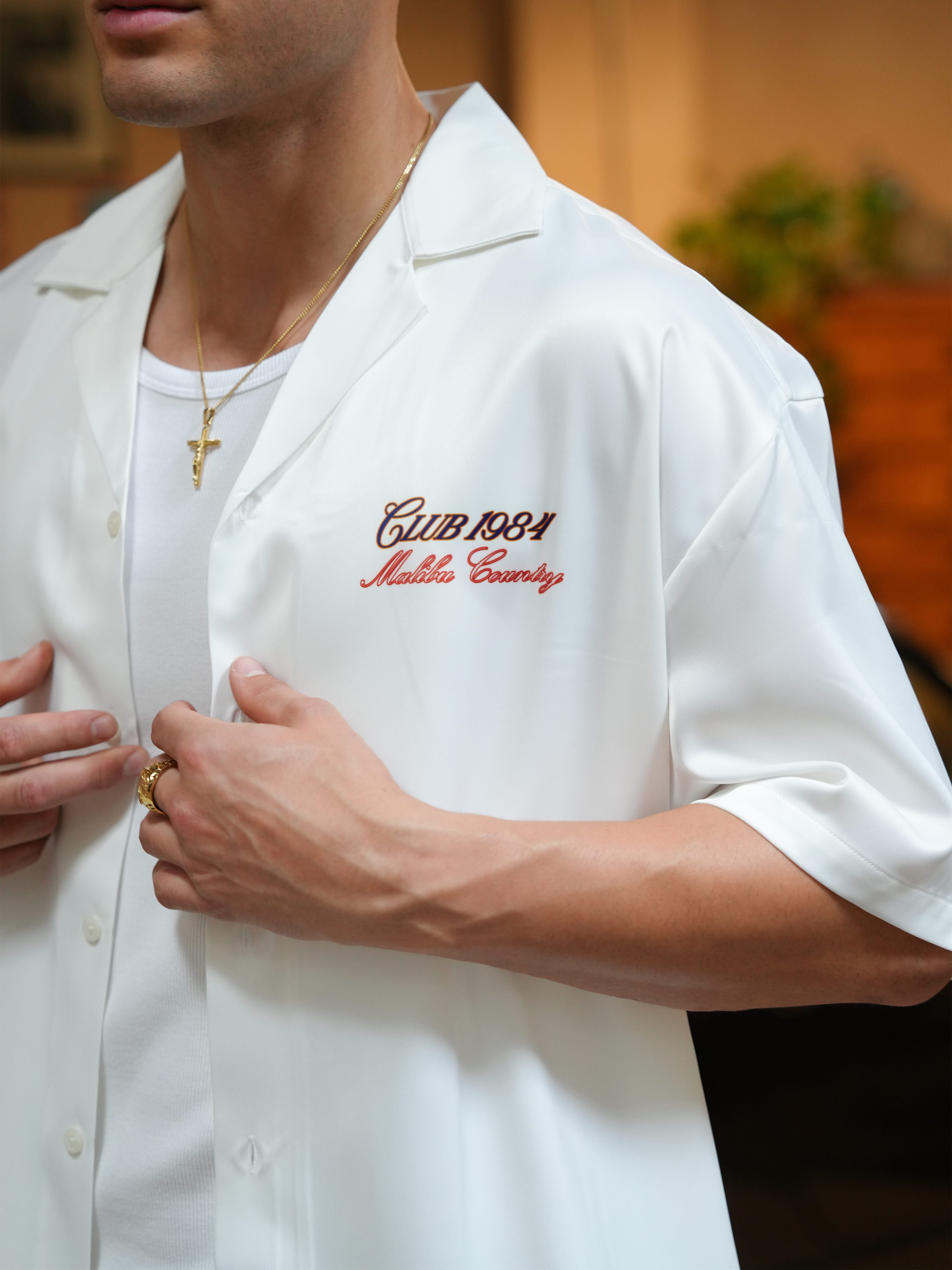 CLUB 1984. Malibu Country Shirt - White Shirt