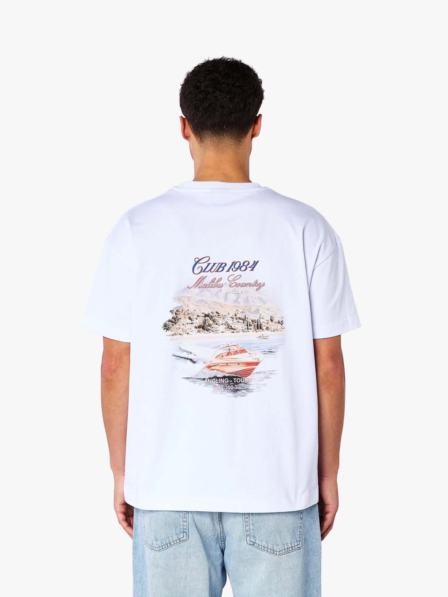 CLUB 1984. Malibu Country T-shirt - White T-Shirt