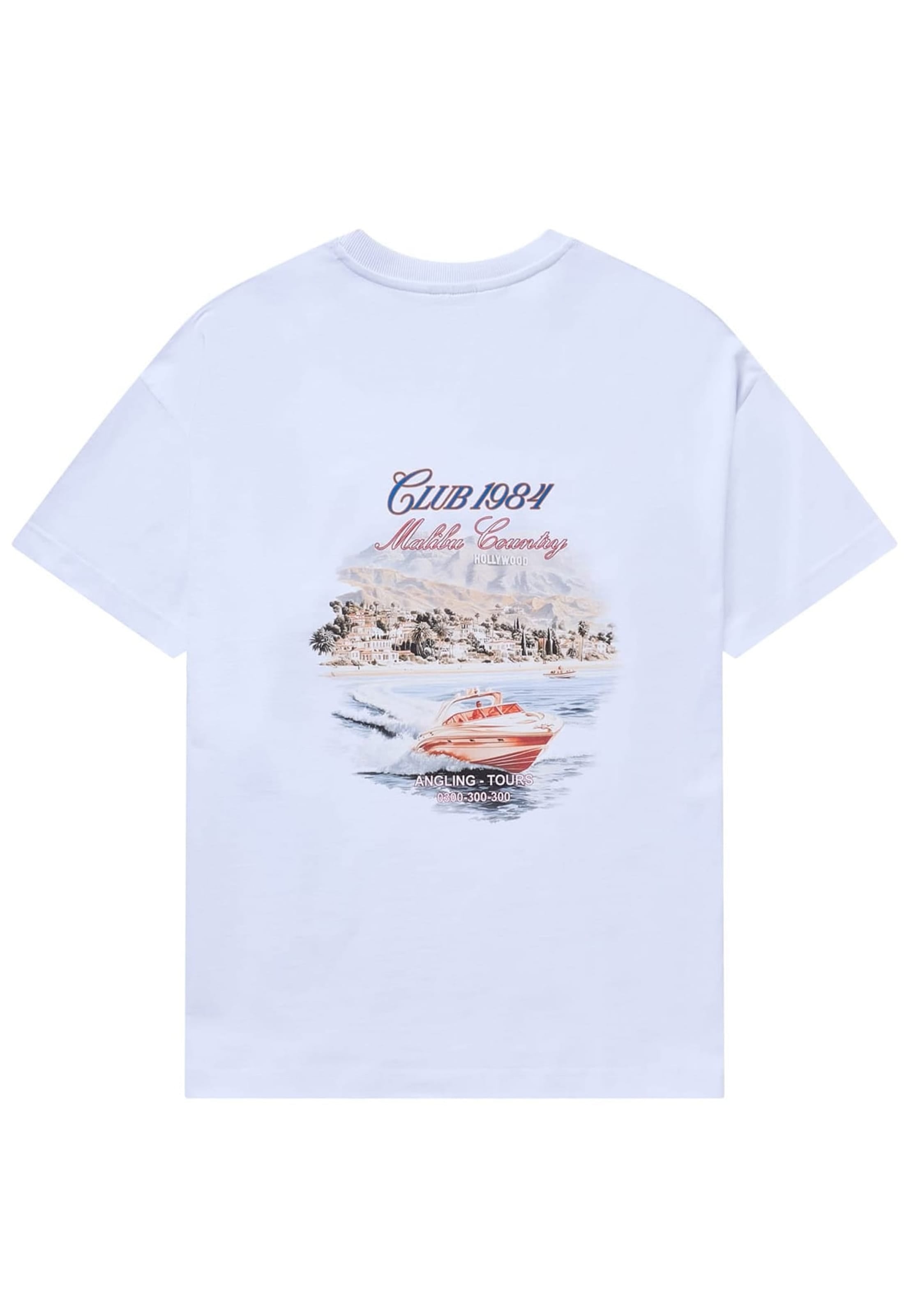 CLUB 1984. Malibu Country T-shirt - White T-Shirt