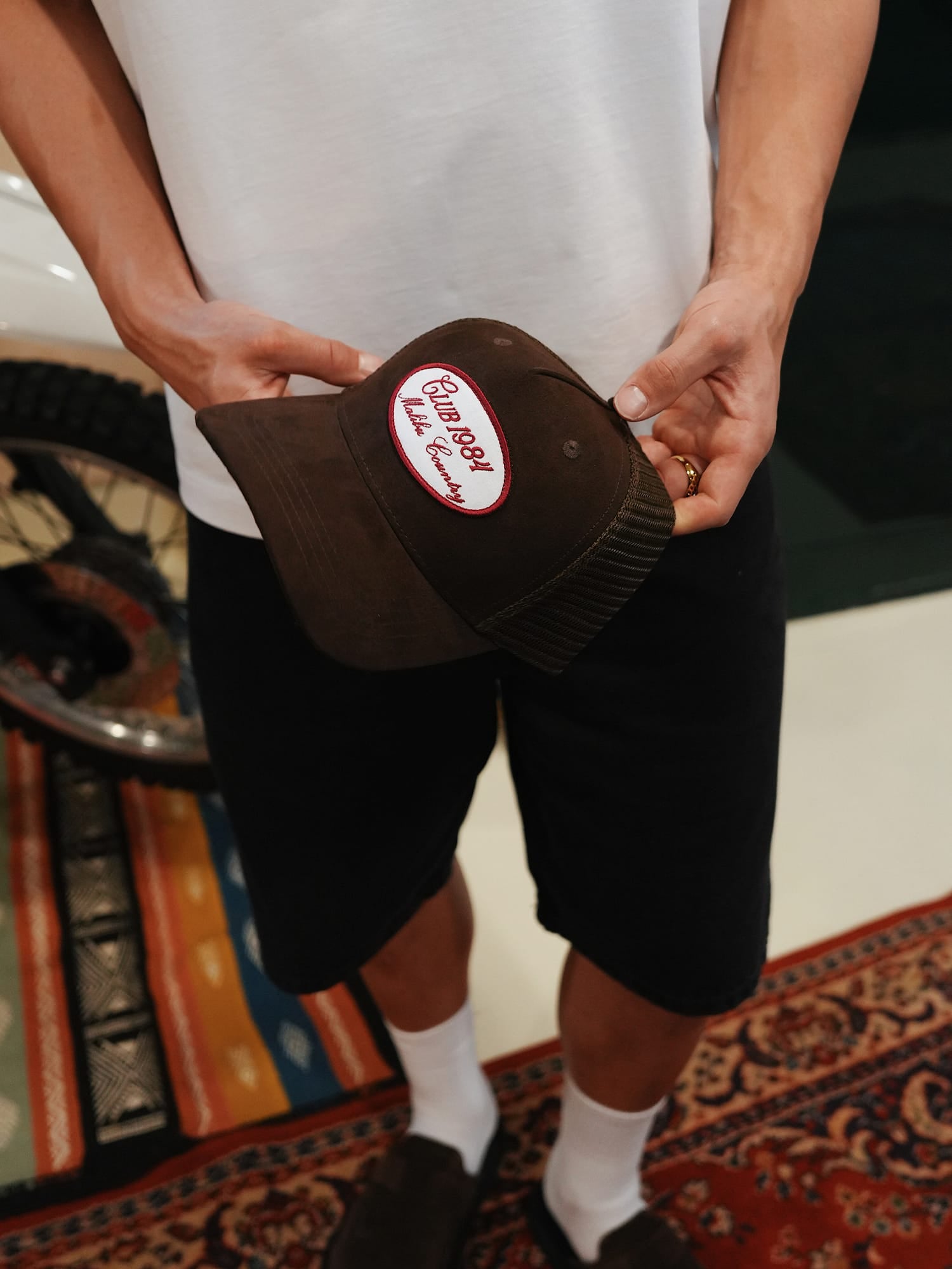 CLUB 1984. Malibu Trucker Cap - Brown Accessories 1984-2026-261-10