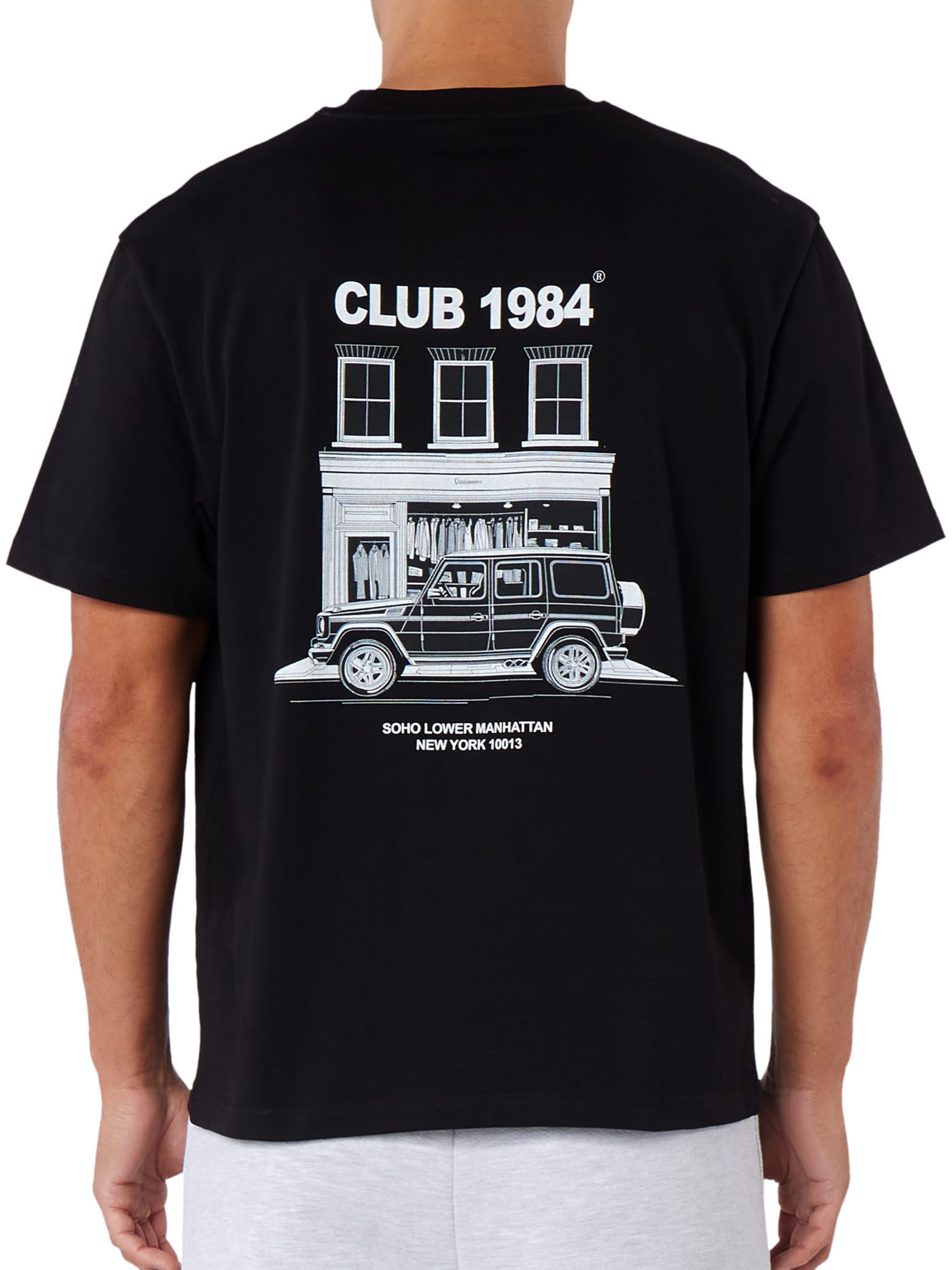 CLUB 1984. Manhattan T-shirt - Black T-Shirt