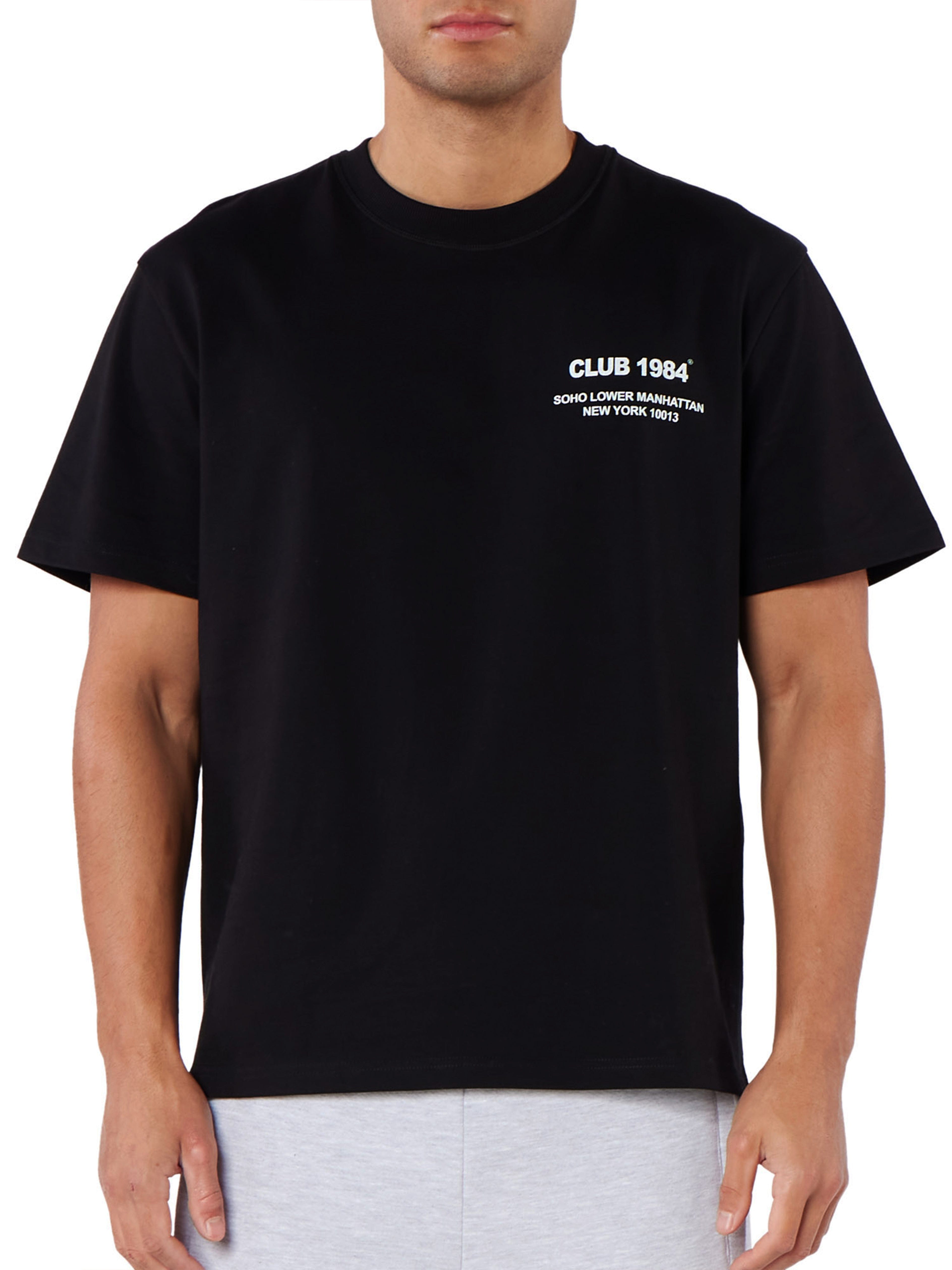 CLUB 1984. Manhattan T-shirt - Black T-Shirt