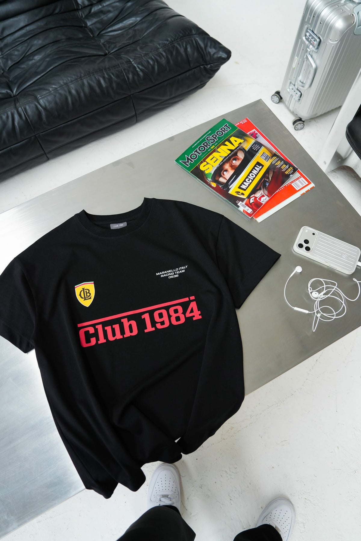 CLUB 1984. Maranello T-shirt - Black T-Shirt