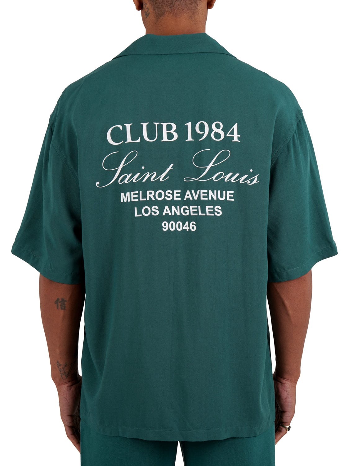 CLUB 1984. Melrose 1984 Shirt - Forrest Green Shirt