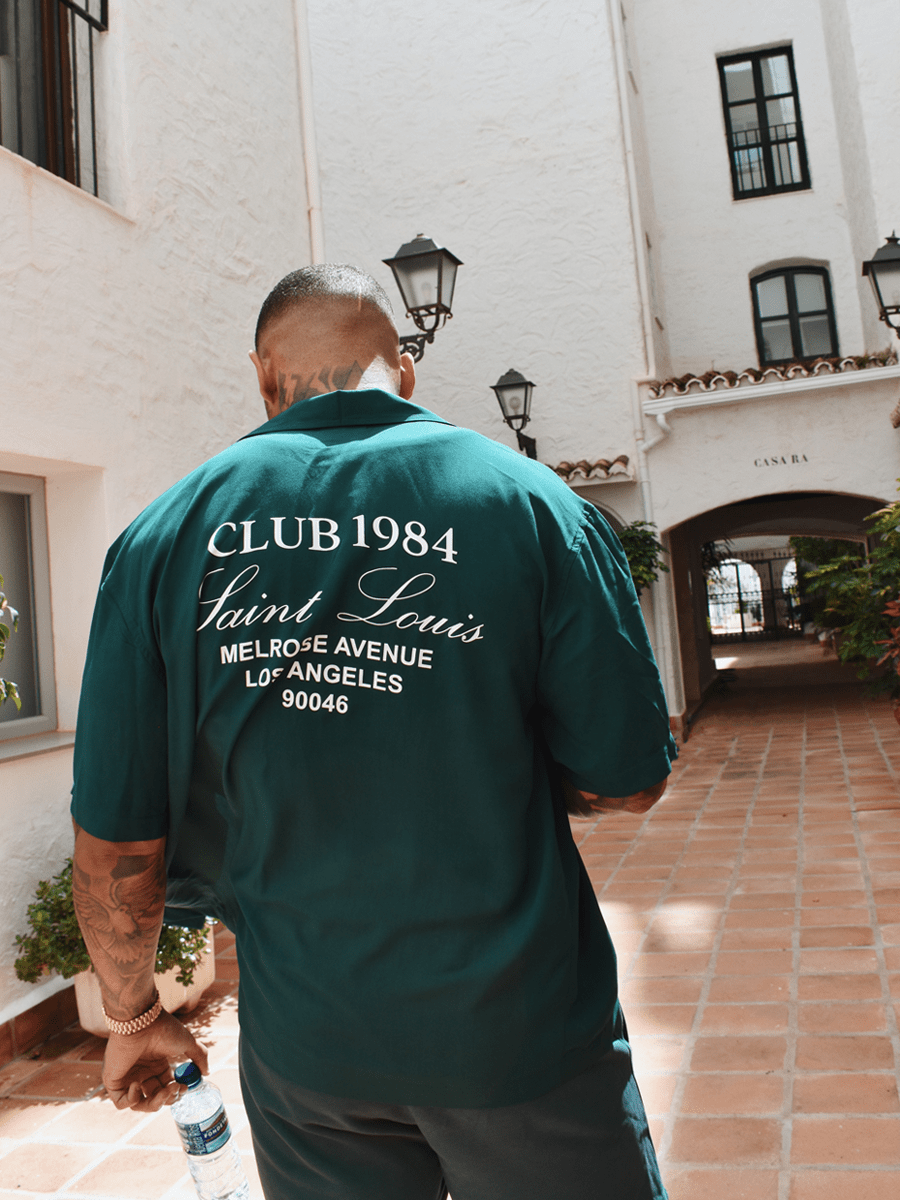 CLUB 1984. Melrose 1984 Shirt - Forrest Green Shirt