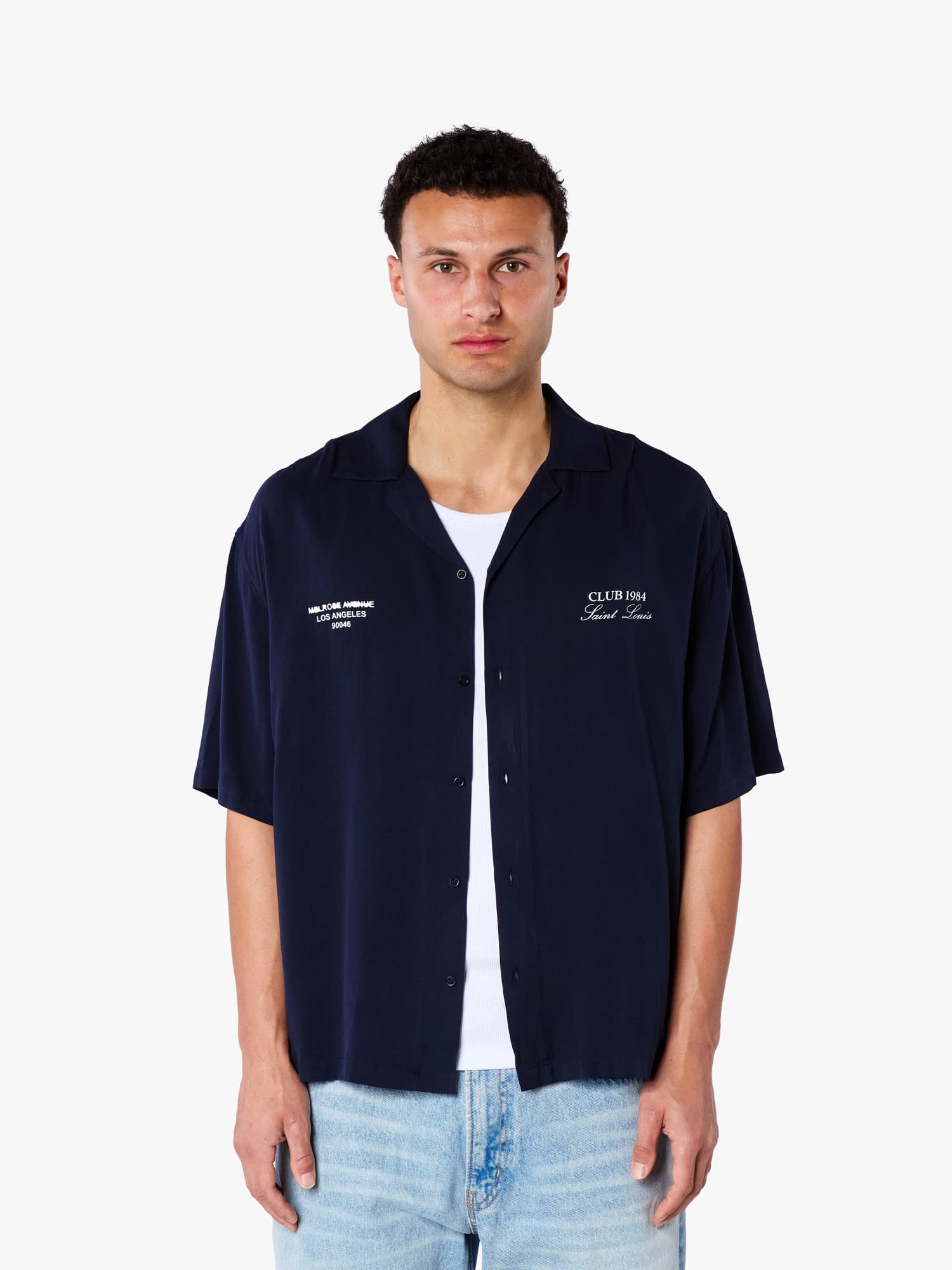 CLUB 1984. Melrose 1984 Shirt - Navy Shirt