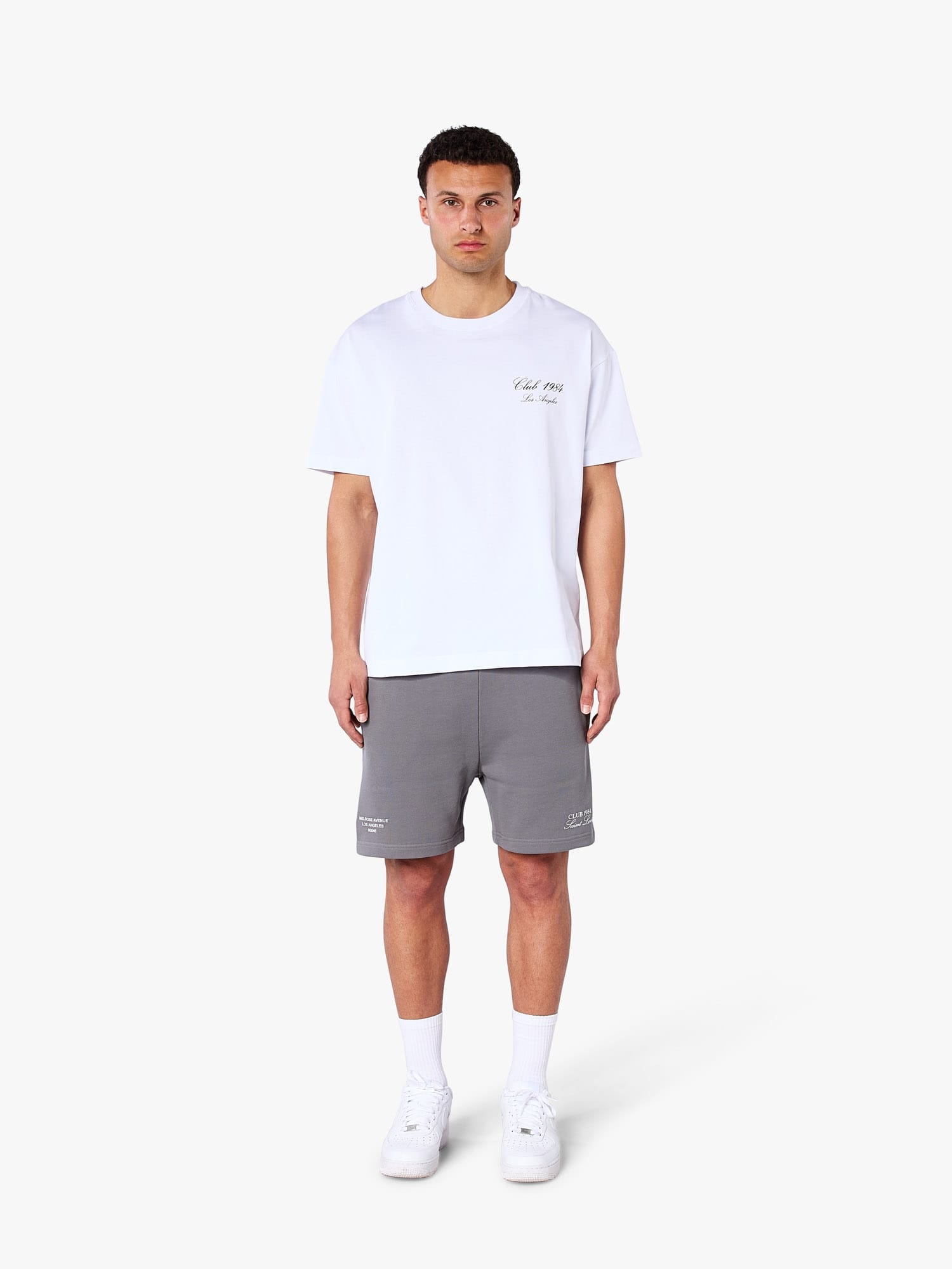 CLUB 1984. Melrose 1984 Shorts - Grey shorts