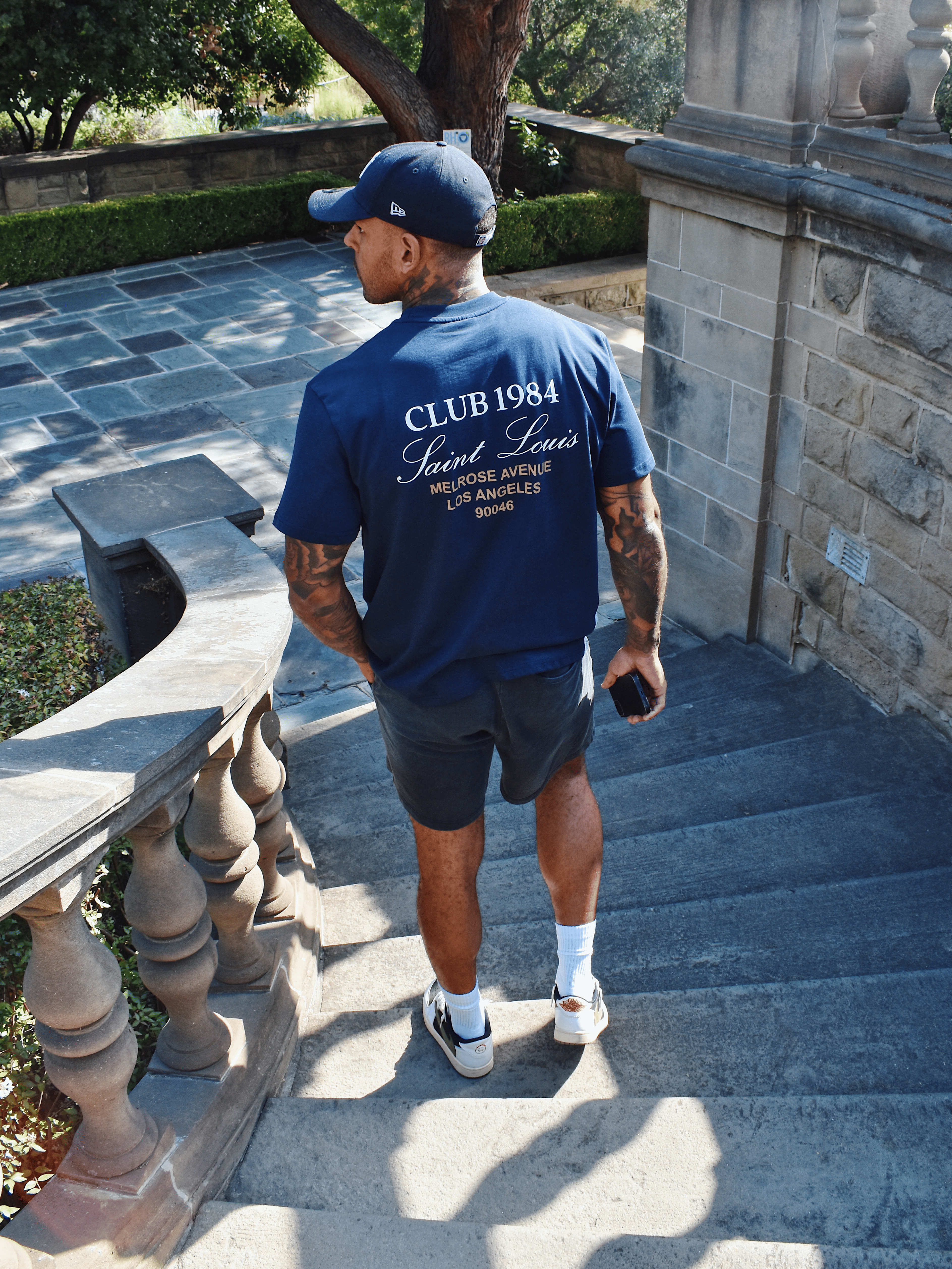 CLUB 1984. Melrose 1984 T-shirt - Navy T-Shirt