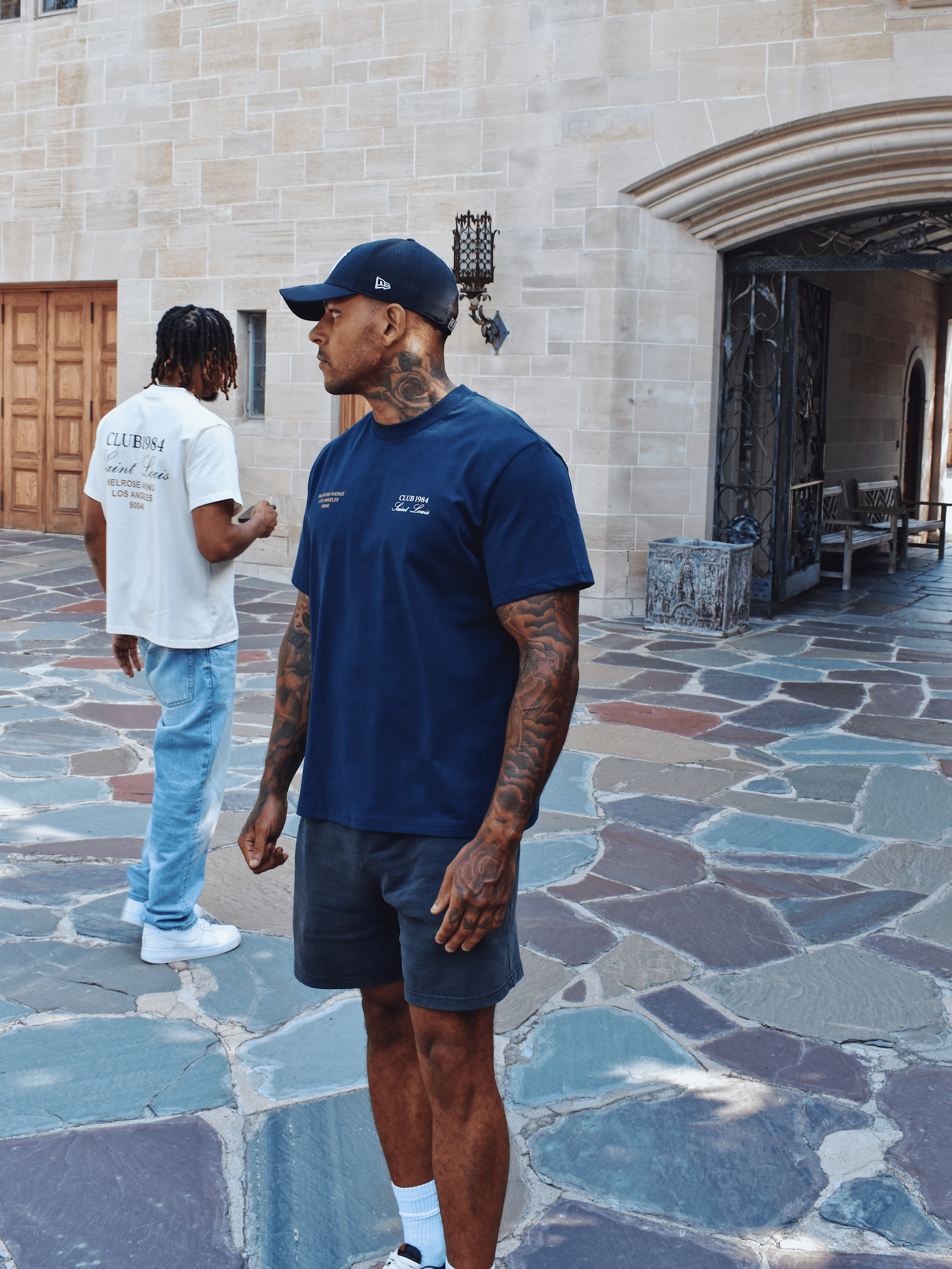 CLUB 1984. Melrose 1984 T-shirt - Navy T-Shirt