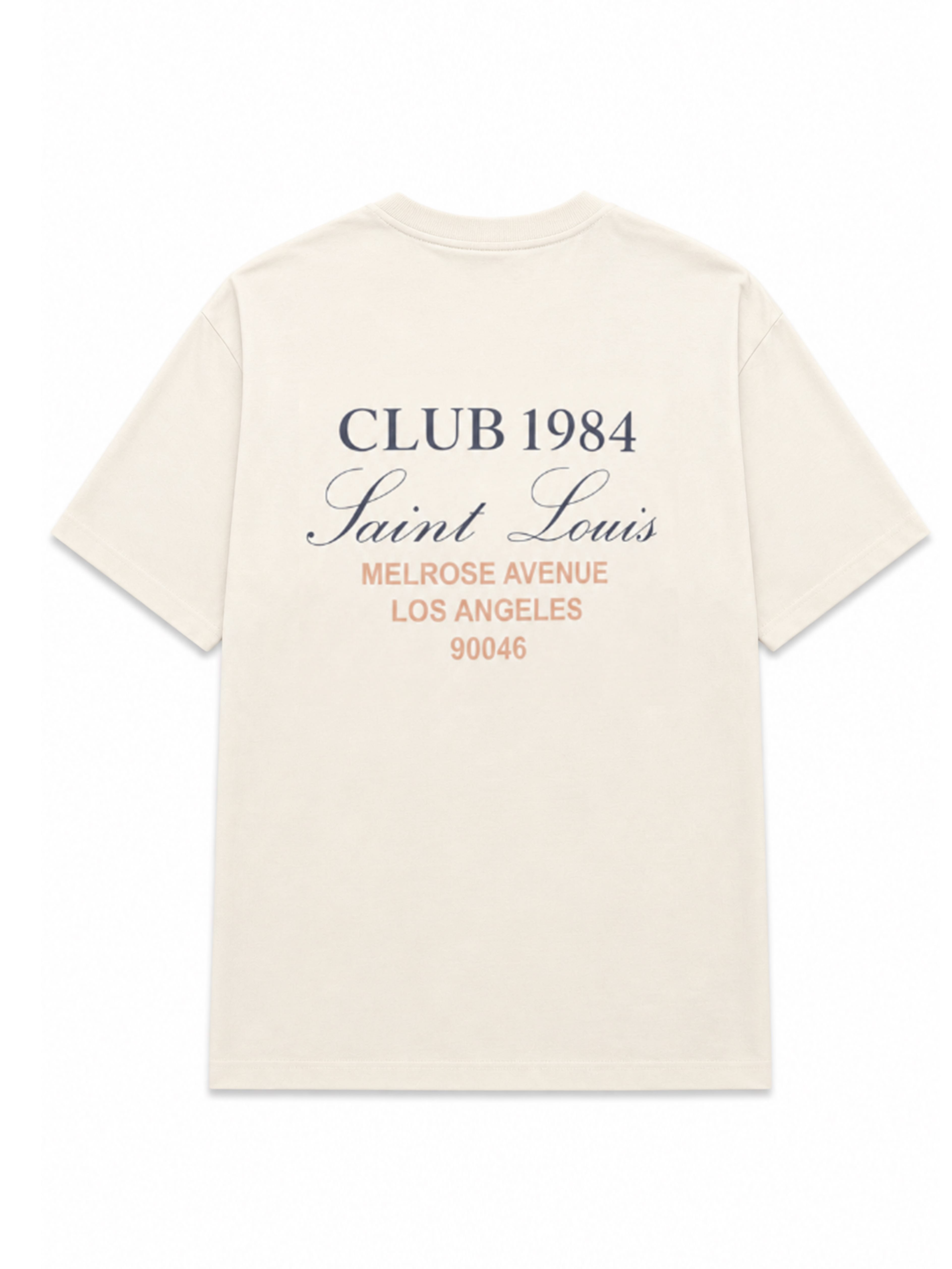 CLUB 1984. Melrose 1984 T-shirt - Off White (PRE ORDER) T-Shirt