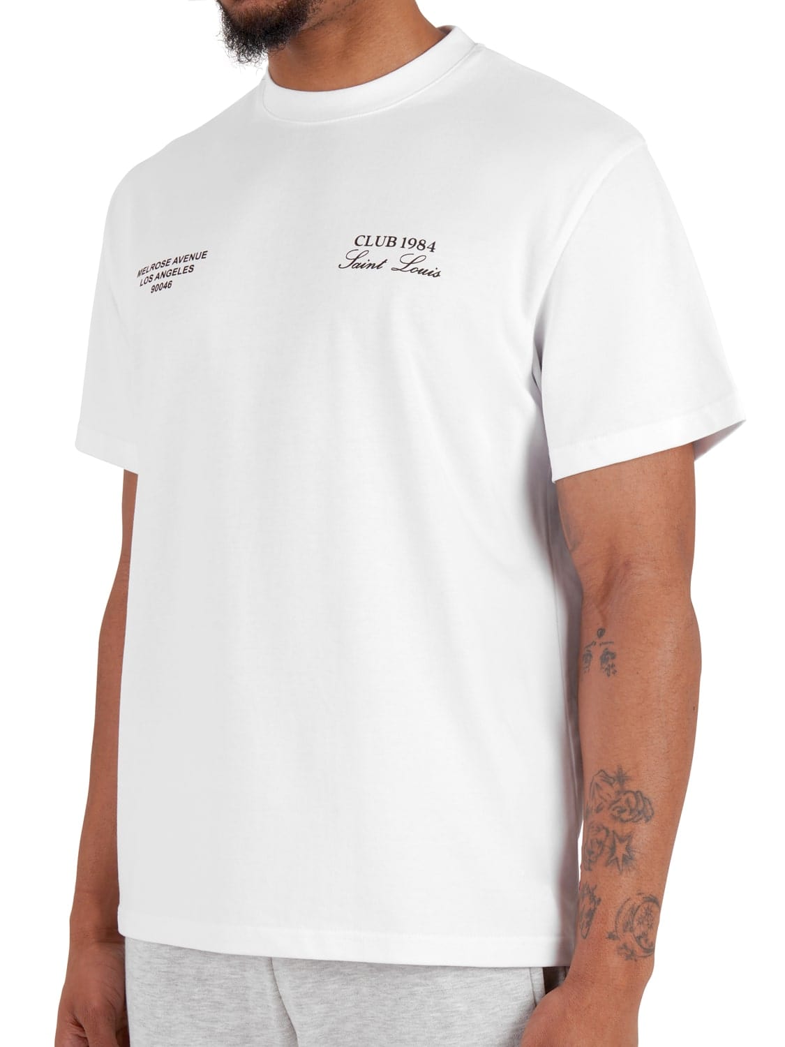 CLUB 1984. Melrose 1984 T-shirt - White T-Shirt