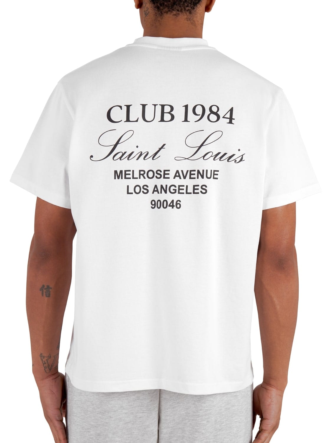 CLUB 1984. Melrose 1984 T-shirt - White T-Shirt