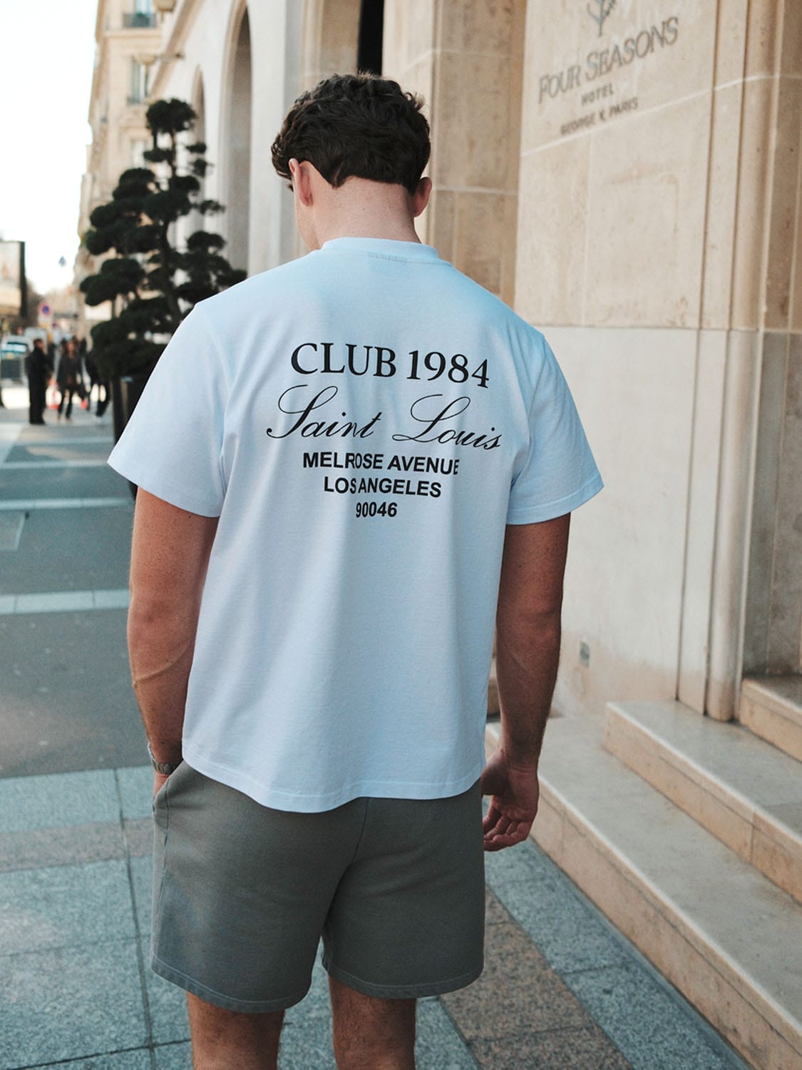CLUB 1984. Melrose 1984 T-shirt - White T-Shirt