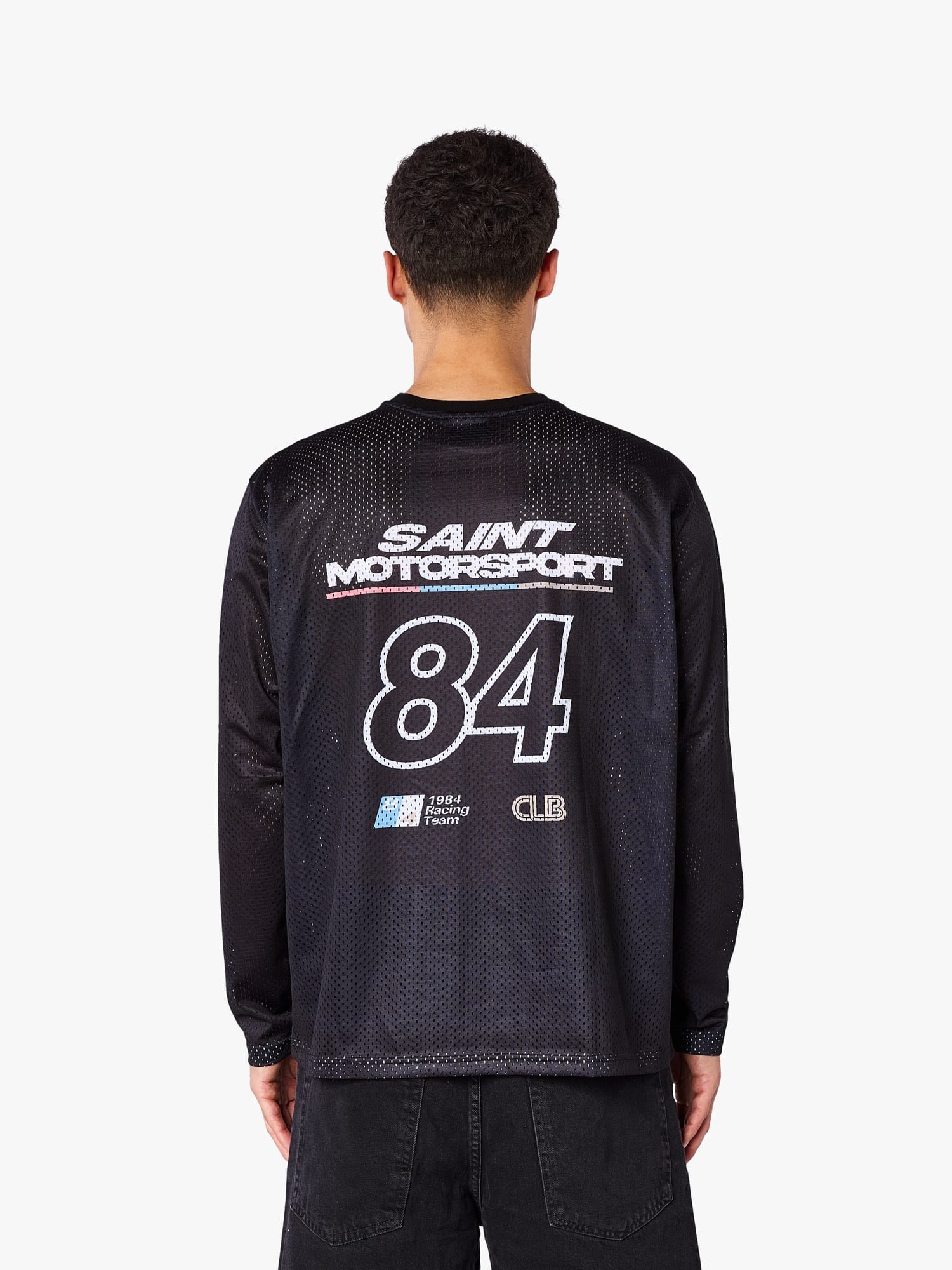 CLUB 1984. Motorsport Mesh LS T-shirt - Black T-Shirt