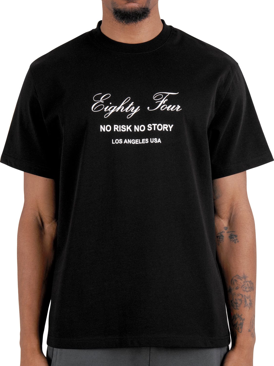 CLUB 1984. No Risk T-shirt - Black T-Shirt