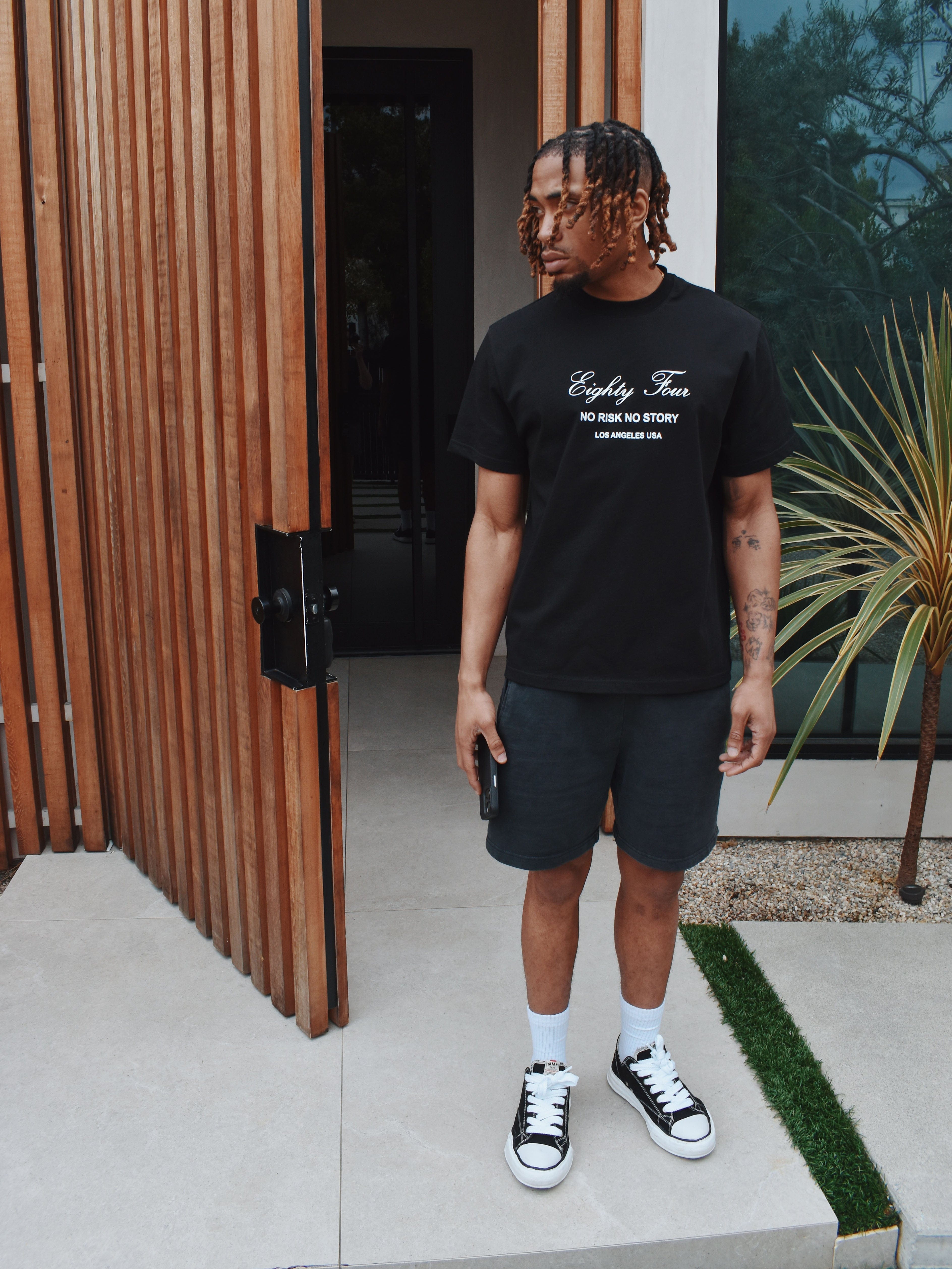 CLUB 1984. No Risk T-shirt - Black T-Shirt