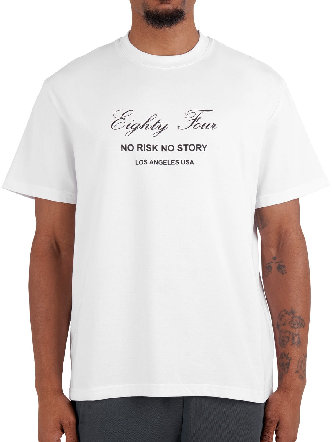 CLUB 1984. No Risk T-shirt - White T-Shirt