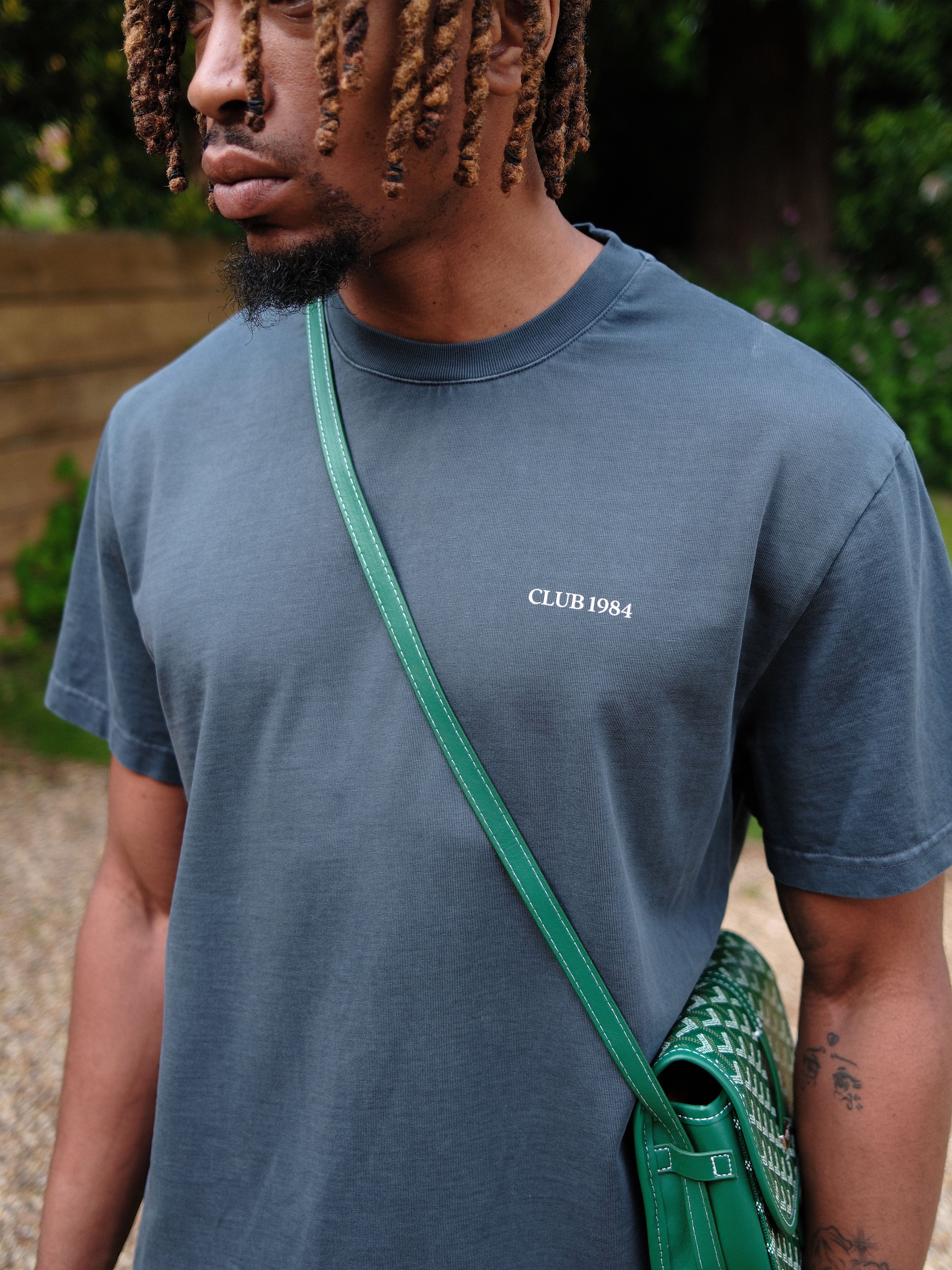 CLUB 1984. No Success T-shirt - Washed Grey T-Shirt