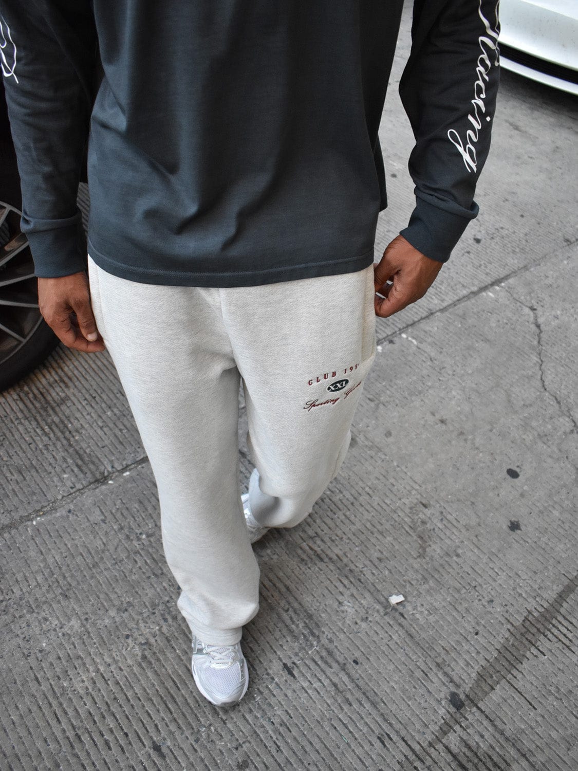 CLUB 1984. NYC Sporting Goods Sweatpants - Grey Sweatpants