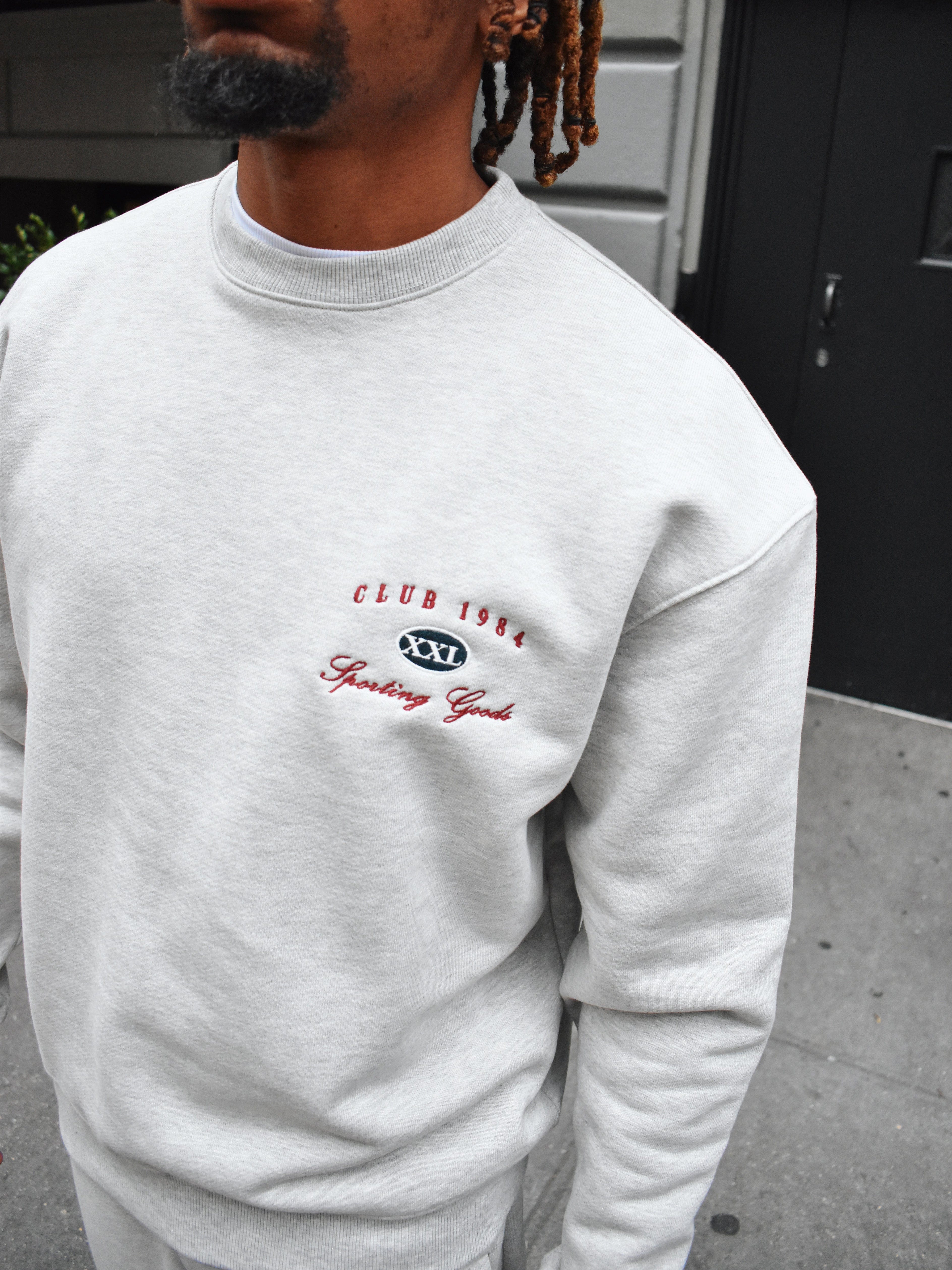 CLUB 1984. NYC Sporting Goods Sweatshirt - Grey Sweatshirt