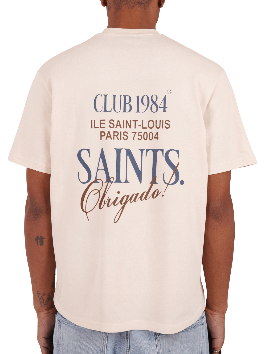 CLUB 1984. Obrigado T-shirt - Mocha T-Shirt