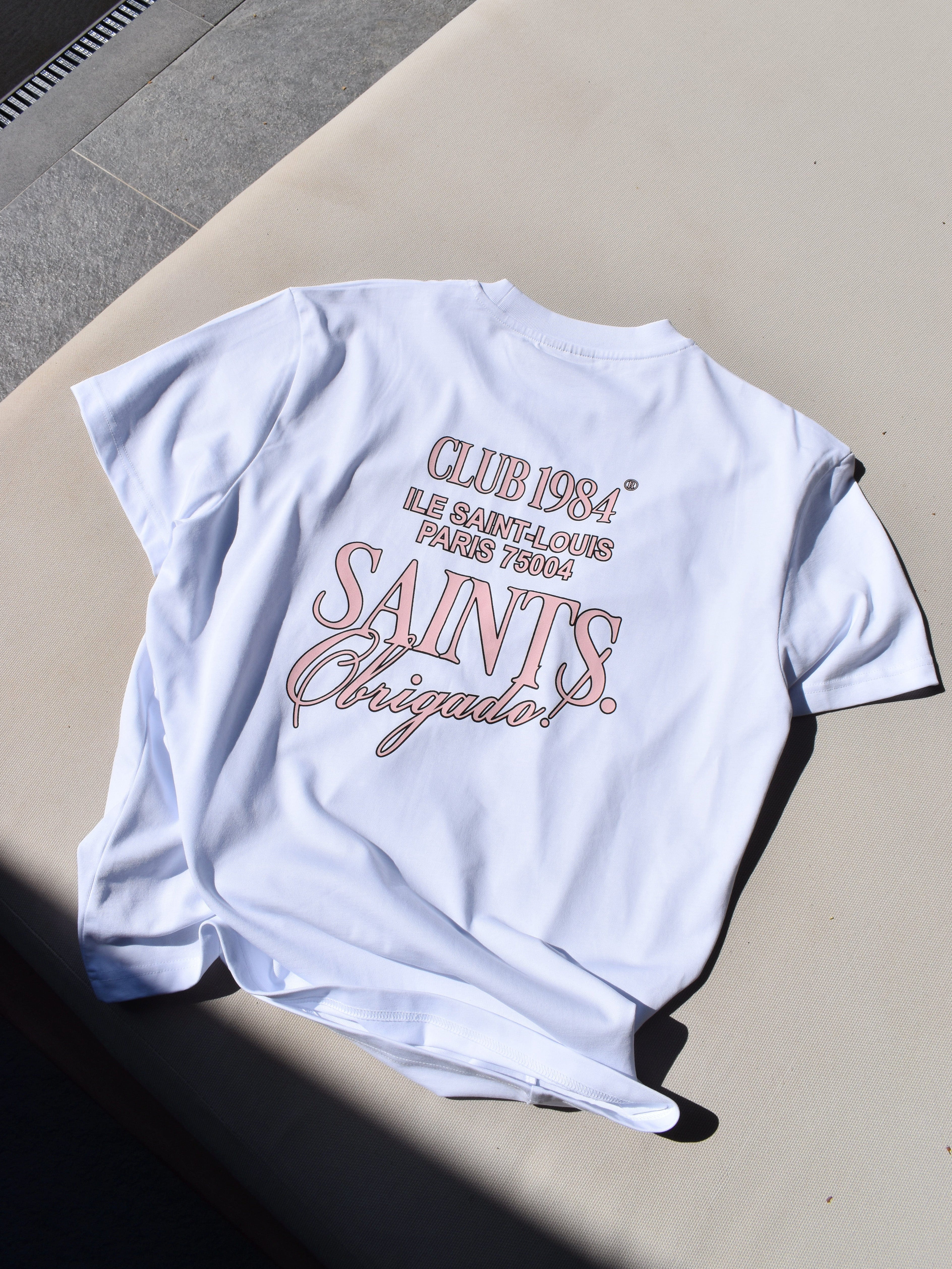 CLUB 1984. Obrigado T-shirt - White T-Shirt