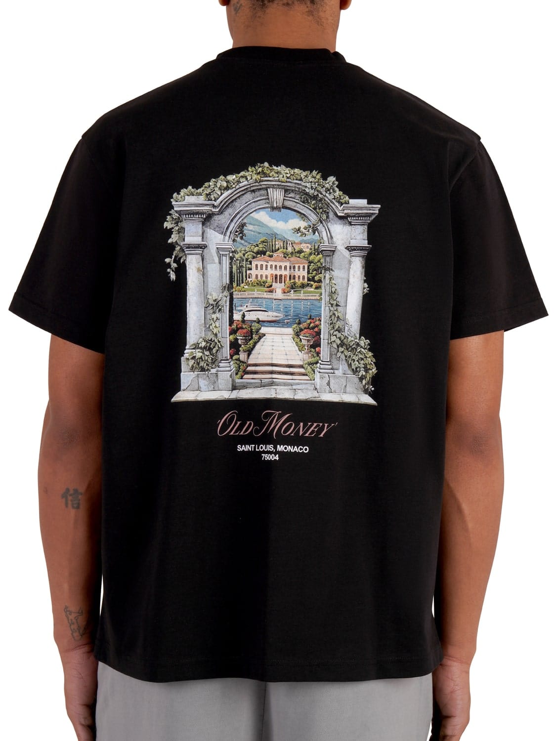 CLUB 1984. Old Money T-shirt - Black T-Shirt