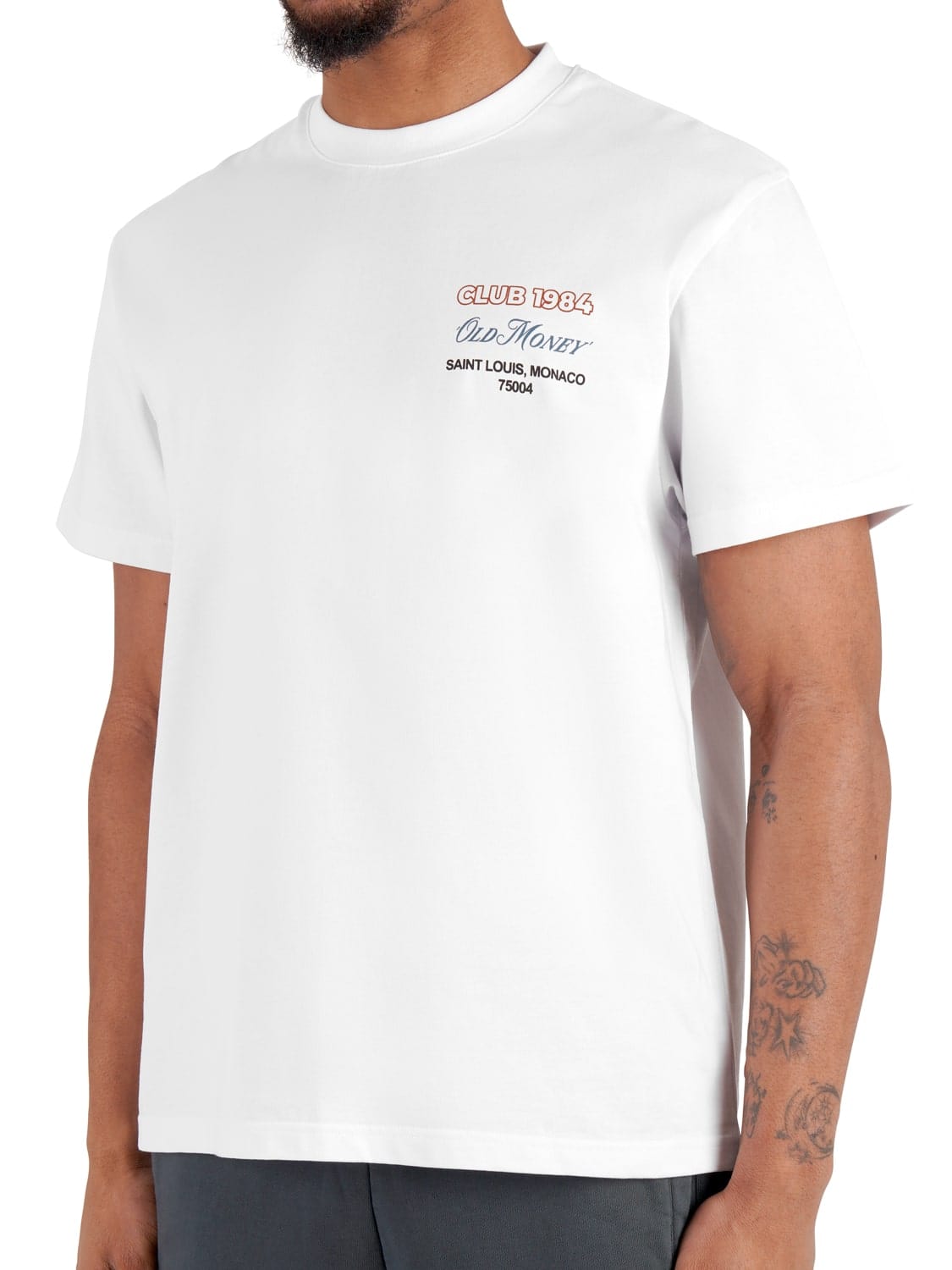 CLUB 1984. Old Money T-shirt - White T-Shirt