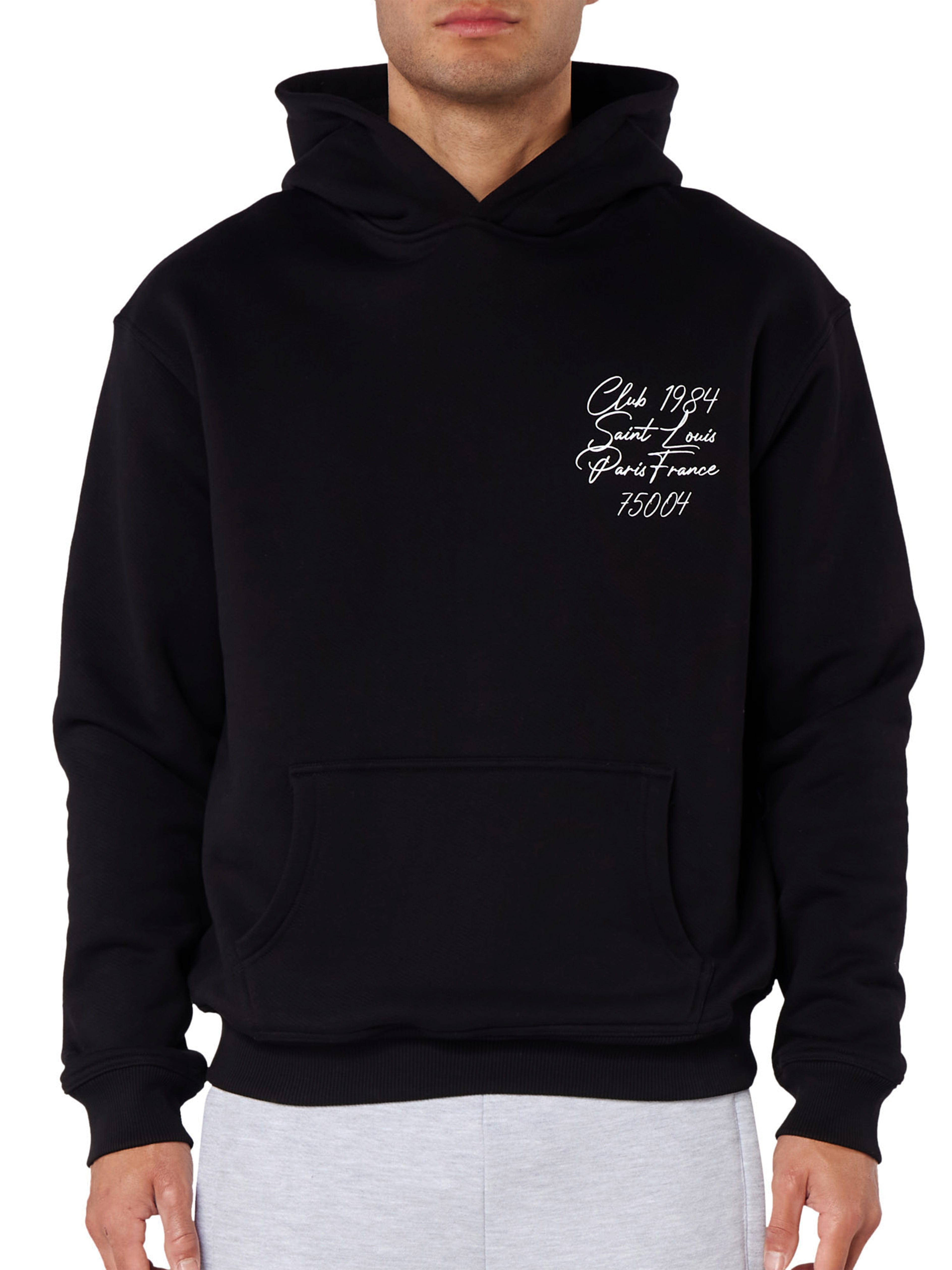 CLUB 1984. Patron 75004 Hoodie - Black Hoodie