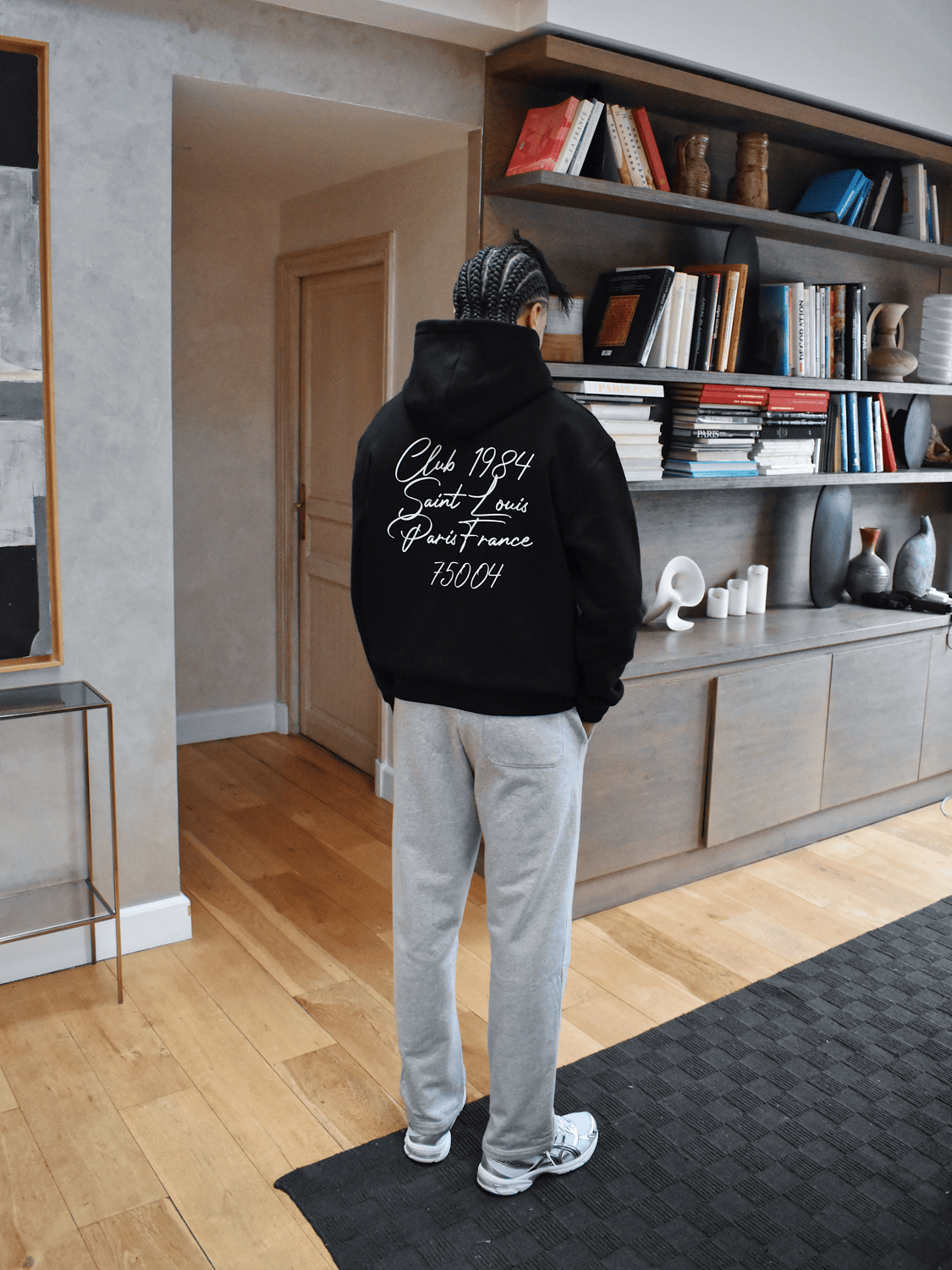 CLUB 1984. Patron 75004 Hoodie - Black Hoodie