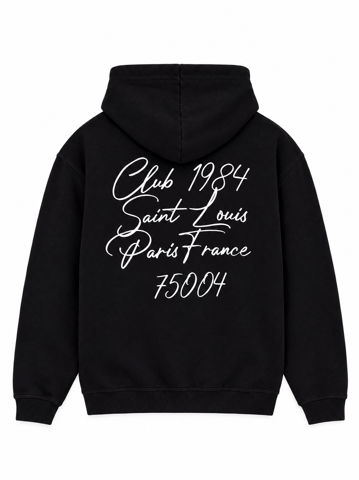 CLUB 1984. Patron 75004 Hoodie - Black Hoodie
