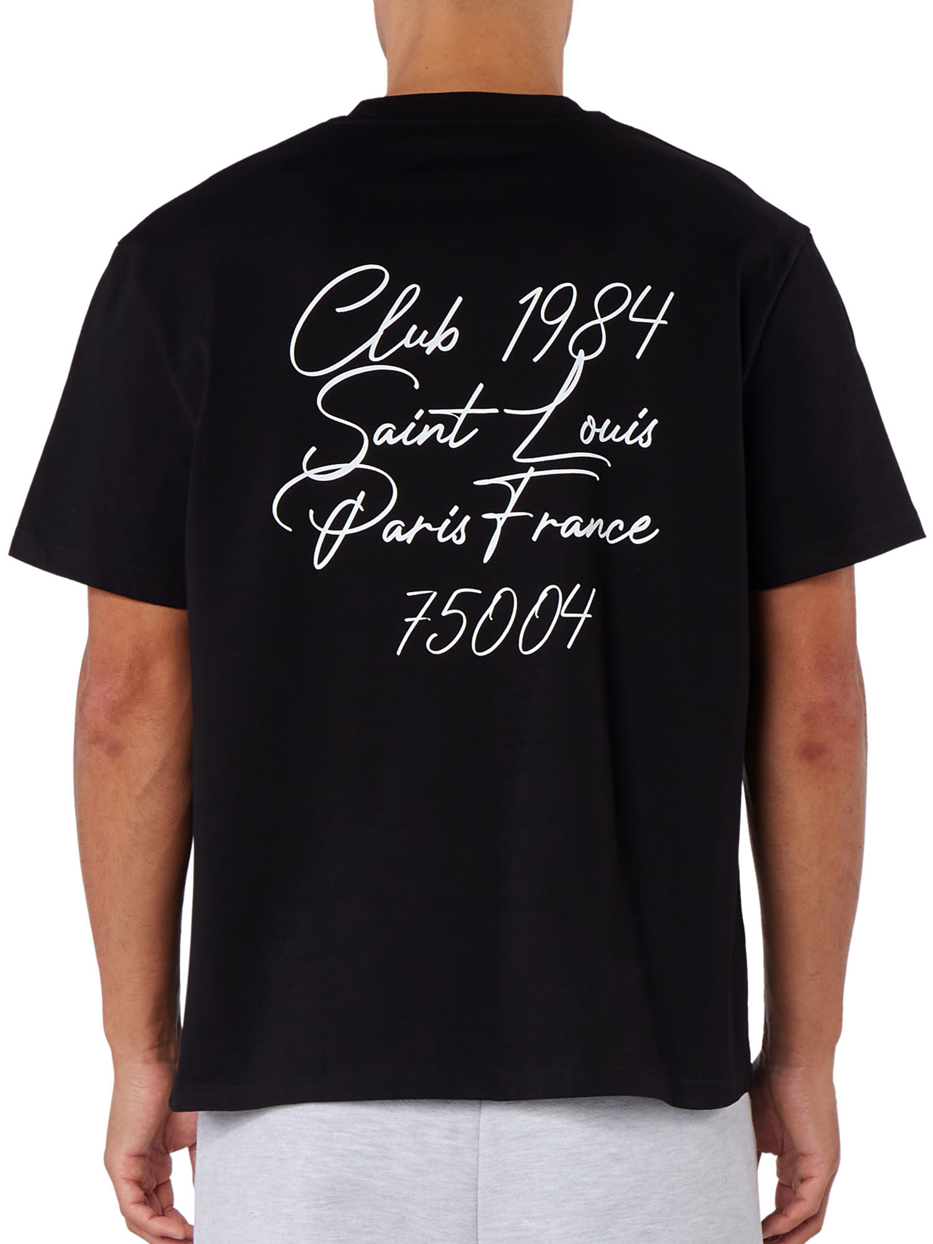 CLUB 1984. Patron 75004 T-shirt - Black T-Shirt